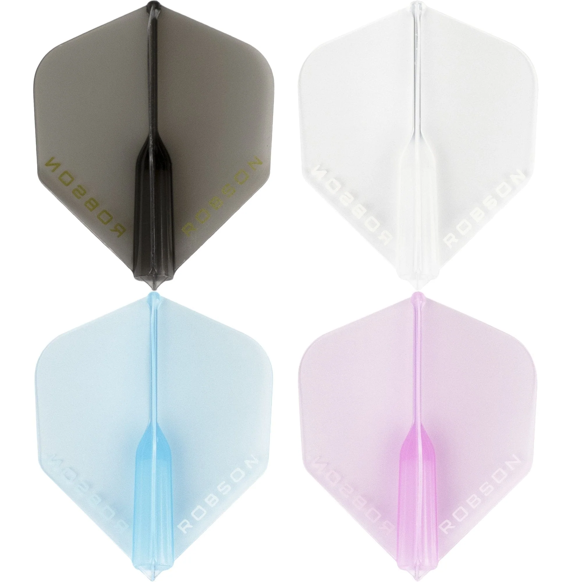 *Robson Plus Dart Flights - for all flights - Std No2 - Crystal