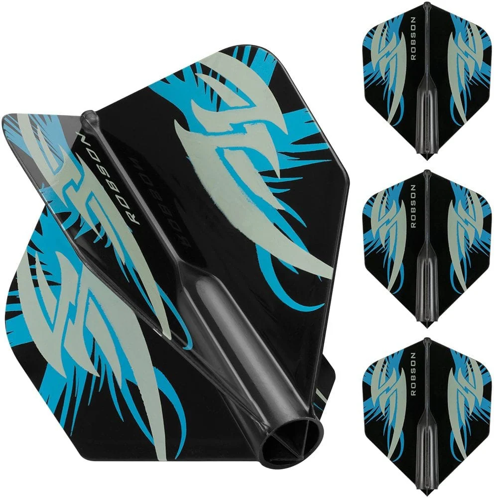 *Robson Plus Dart Flights - for all shafts - Std No2 - Finn - Image 4