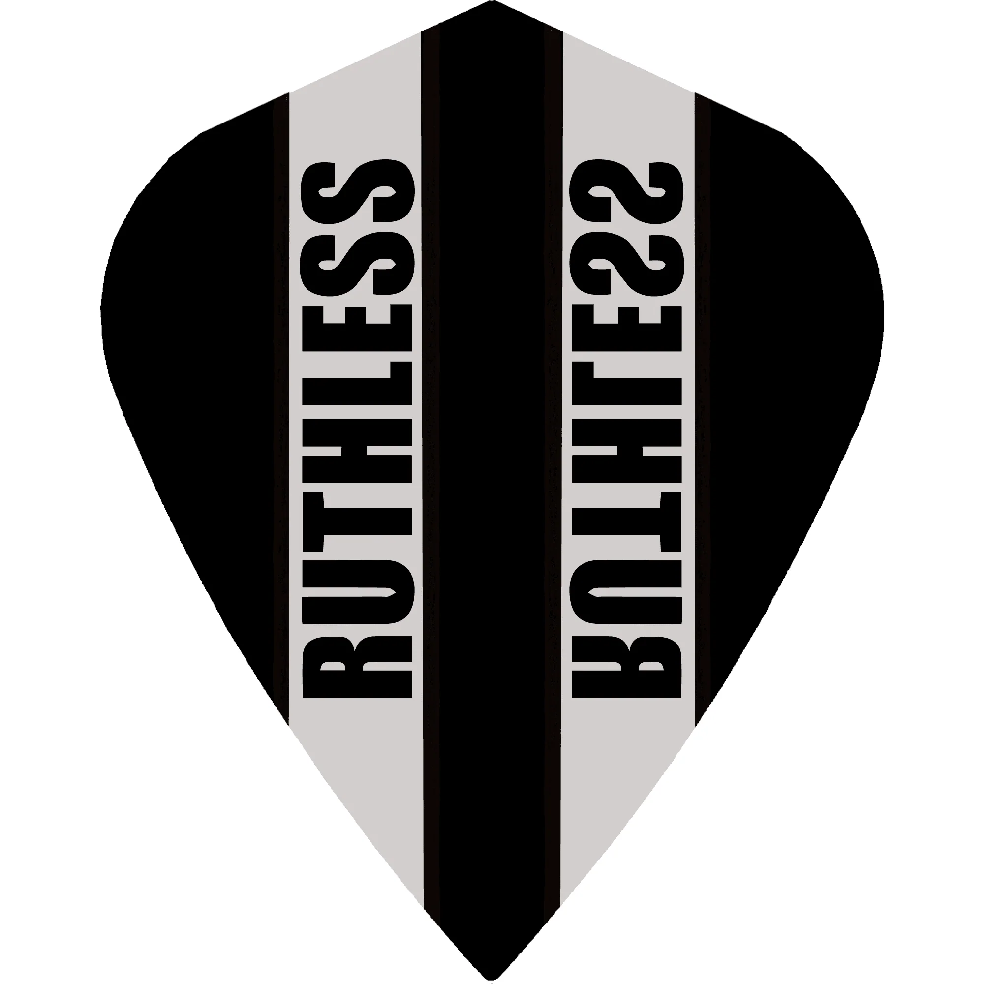 *Ruthless - Clear Panel - Dart Flights - 100 Micron - Kite - Image 2