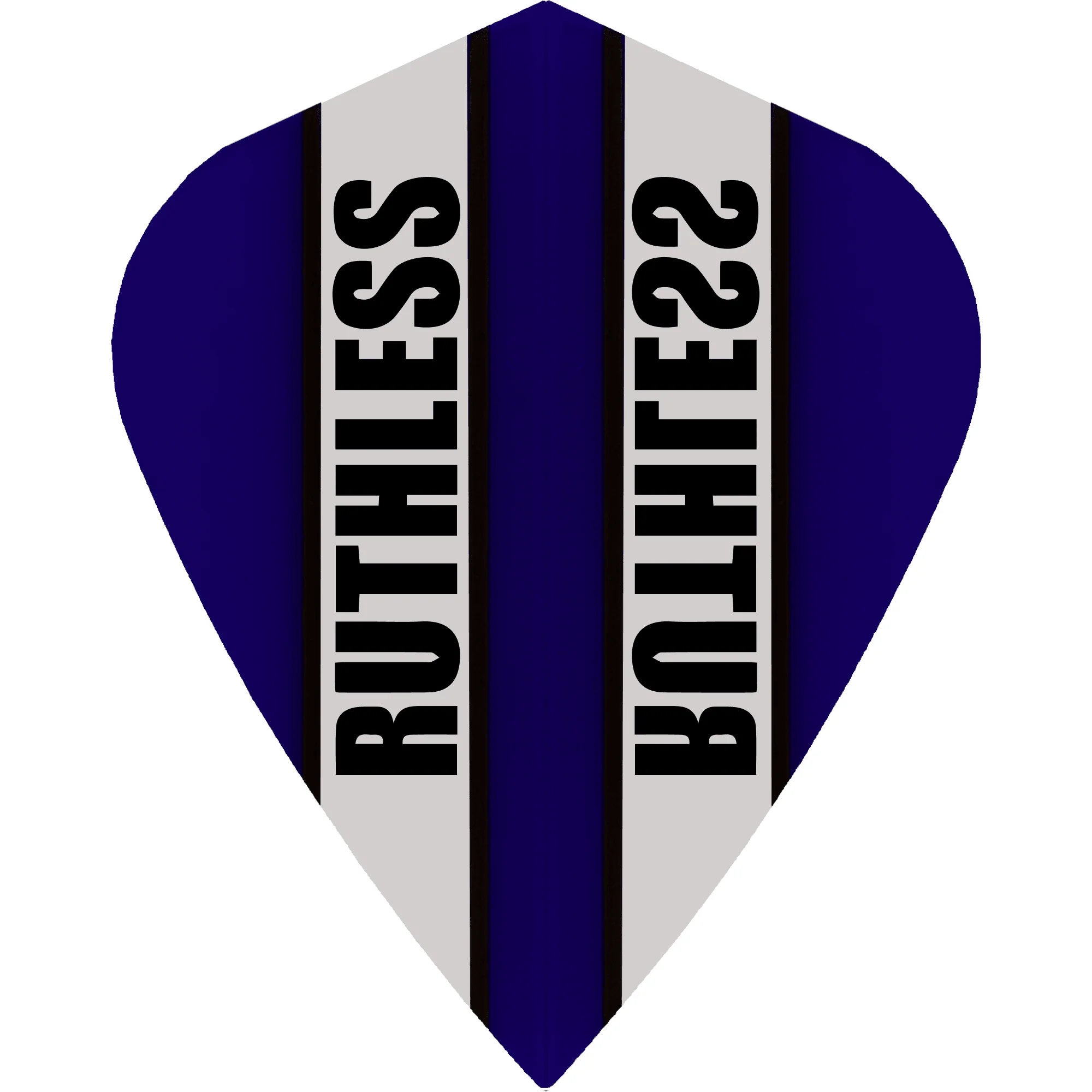 *Ruthless - Clear Panel - Dart Flights - 100 Micron - Kite - Image 4