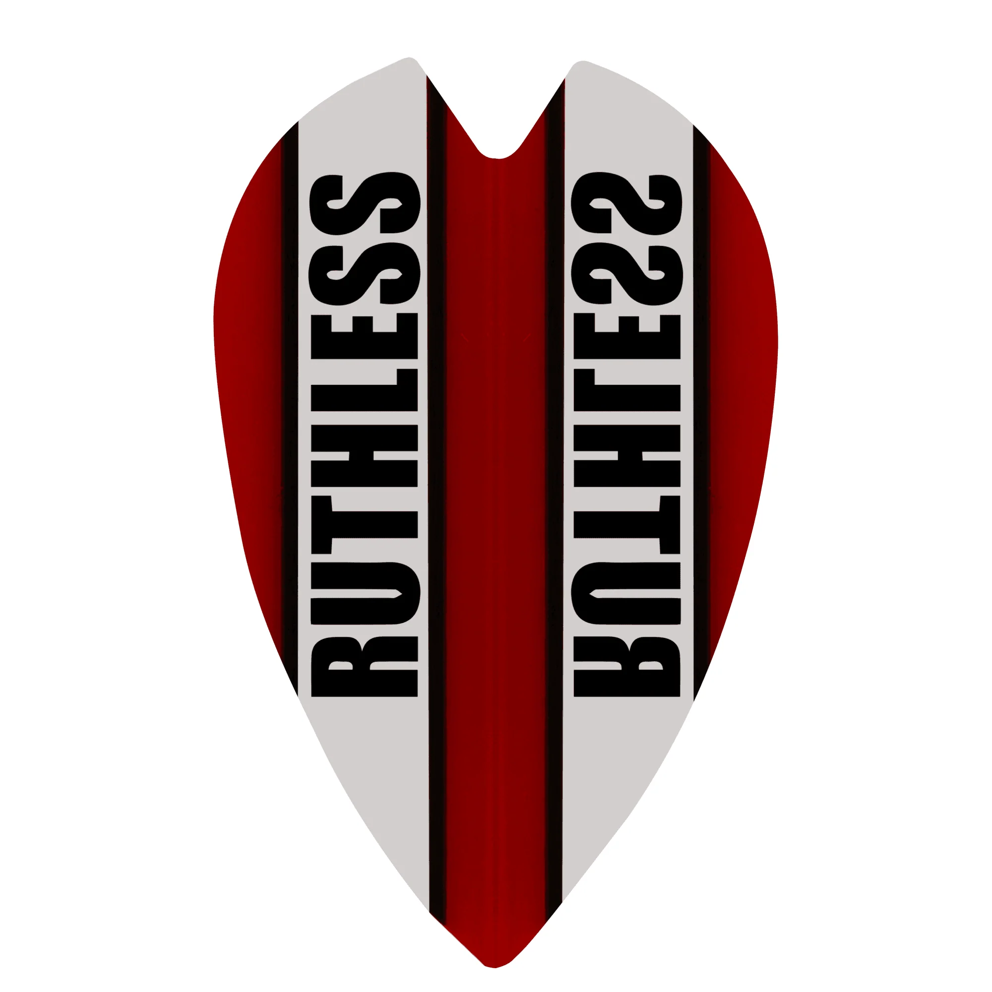 *Ruthless - Clear Panel - Dart Flights - 100 Micron - Retro - Image 3