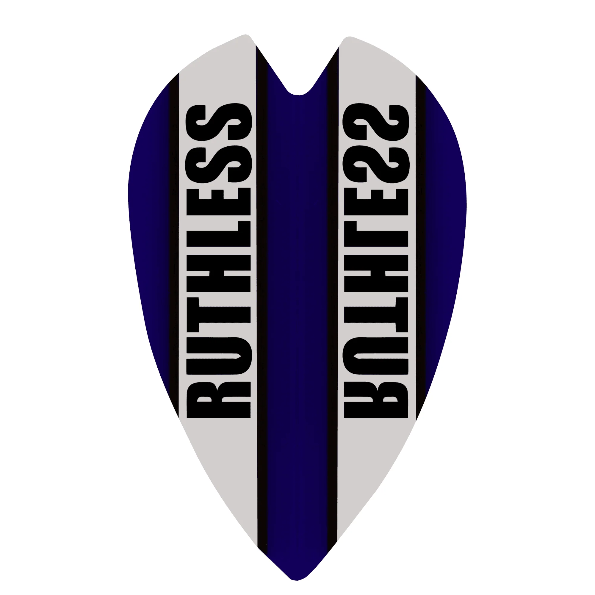 *Ruthless - Clear Panel - Dart Flights - 100 Micron - Retro - Image 4