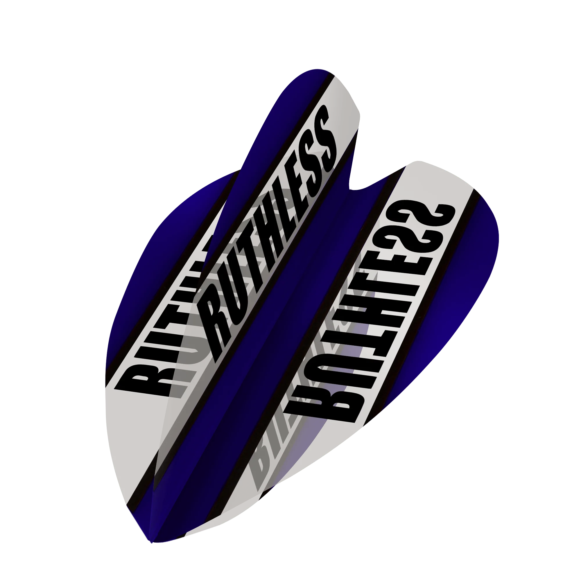 *Ruthless - Clear Panel - Dart Flights - 100 Micron - Retro - Image 9