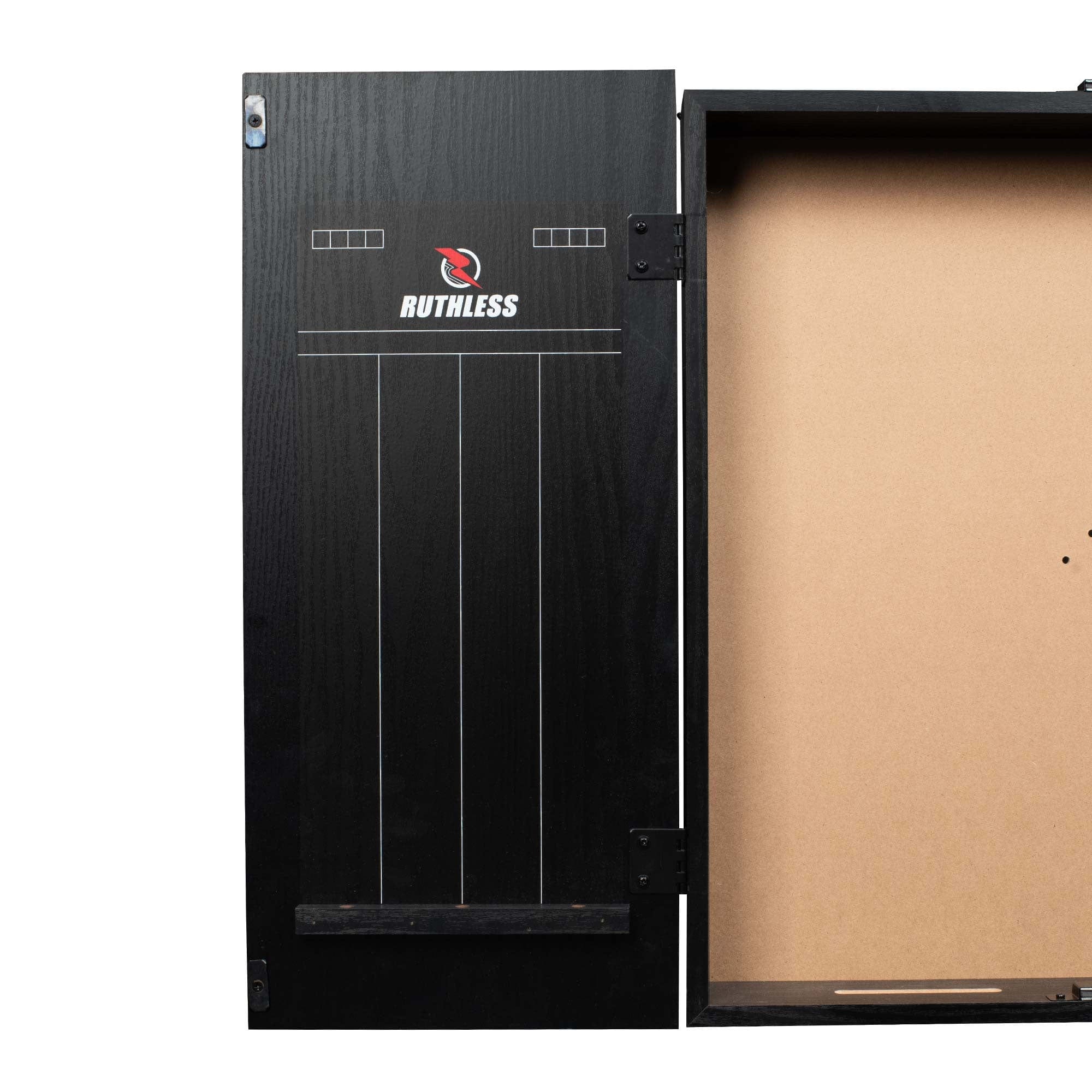 Ruthless Dartboard Cabinet - Square Design - Graffiti Grey - Image 4