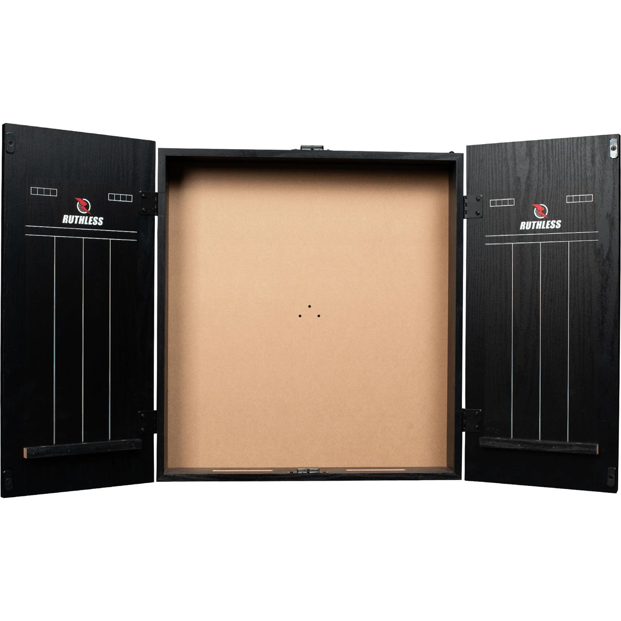 Ruthless Dartboard Cabinet - Square Design - Graffiti Red - Image 3
