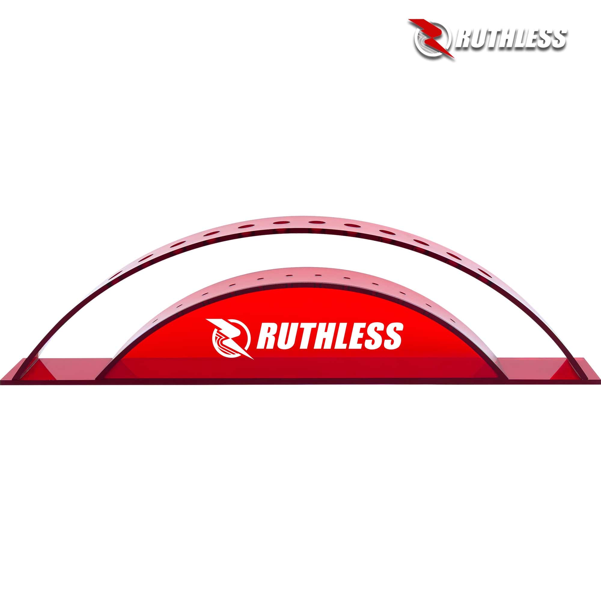 Ruthless Display Arc - 12-hole Acrylic Stand - Red - Image 7
