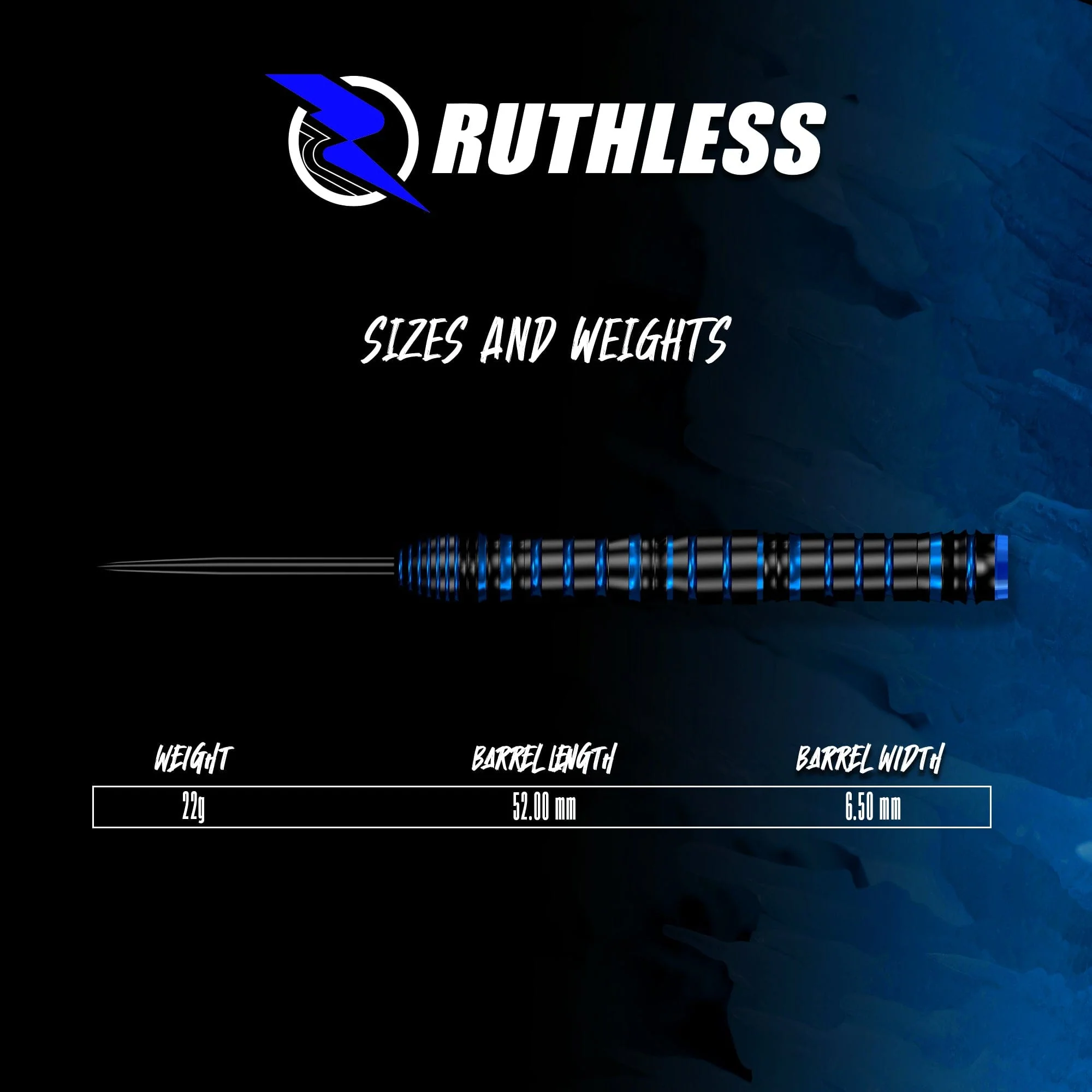 Ruthless Icestorm Darts - Steel Tip - 90% Tungsten - Image 4