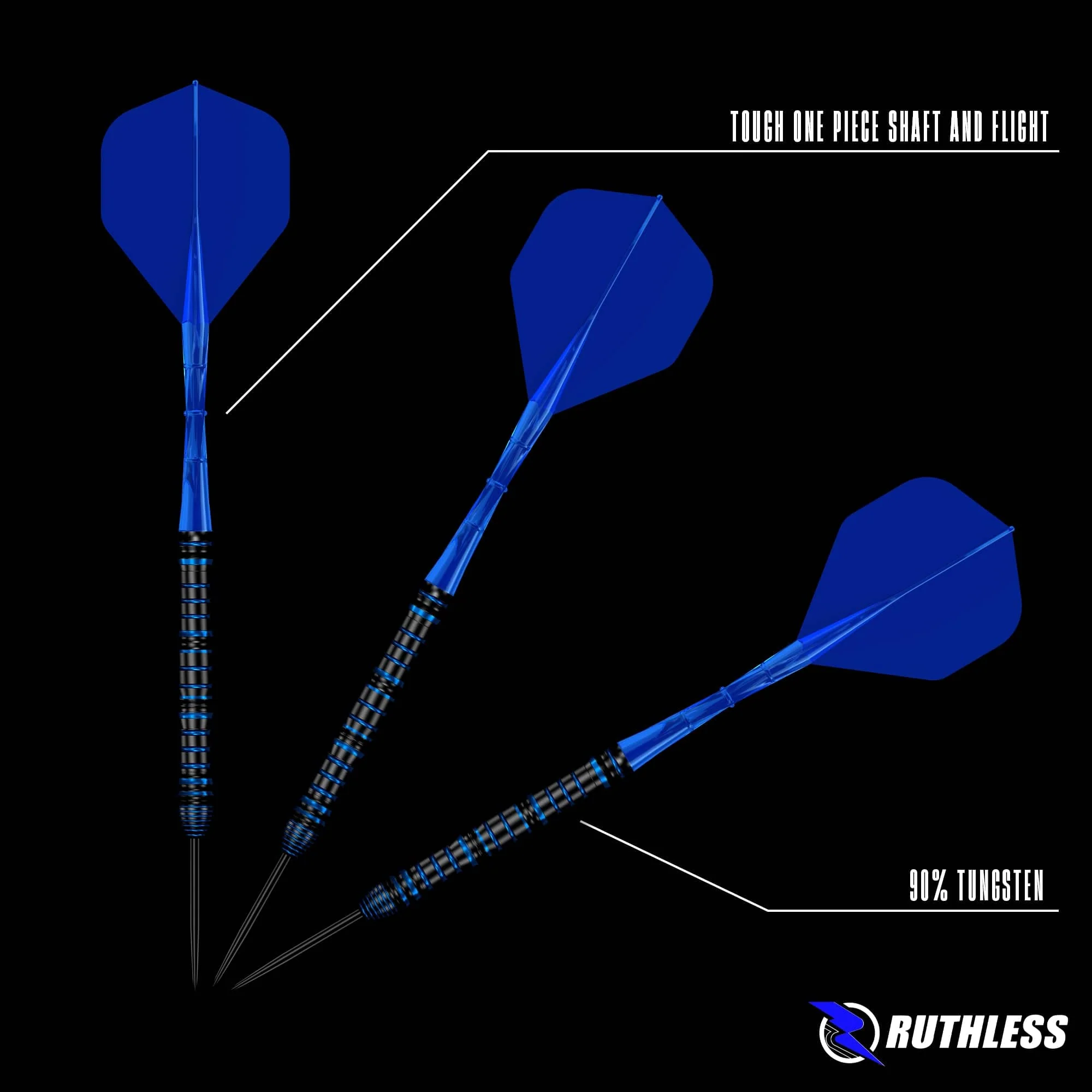 Ruthless Icestorm Darts - Steel Tip - 90% Tungsten - Image 5