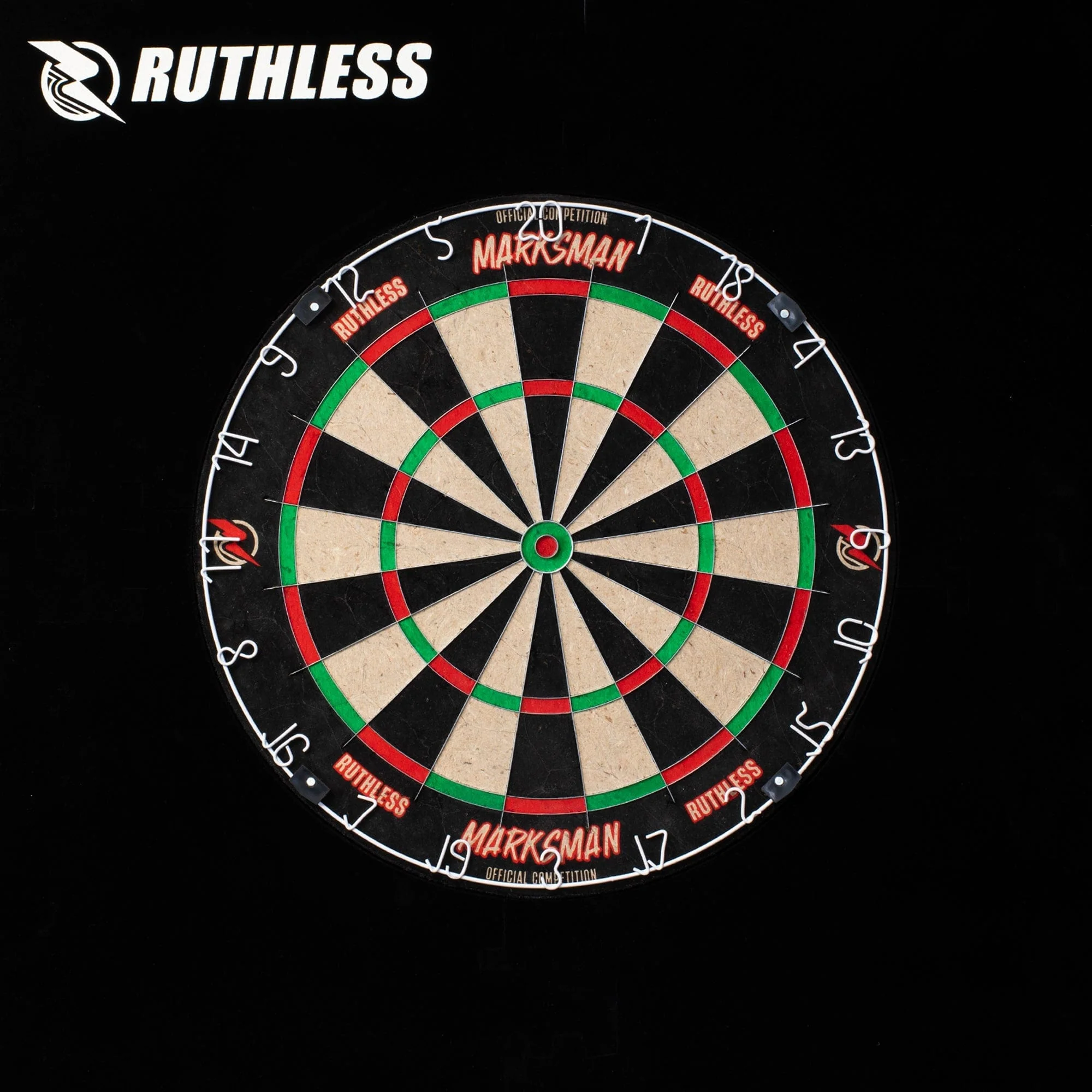 Ruthless Jigsaw Dartboard Surround - Square - 4 pieces - Black - Image 4
