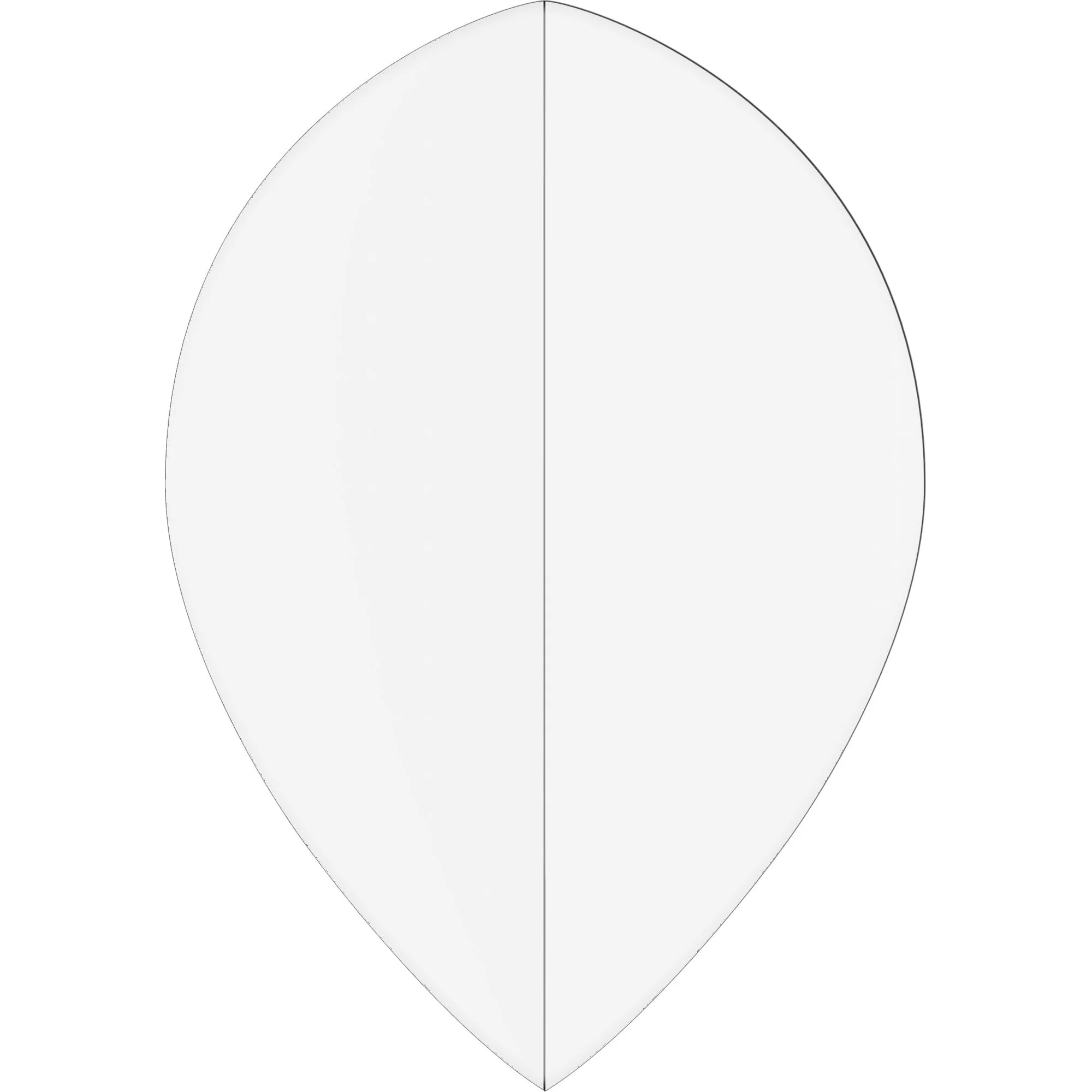 *Ruthless Poly Plain - Solid - Dart Flights - 75 Micron - Pear - Image 9