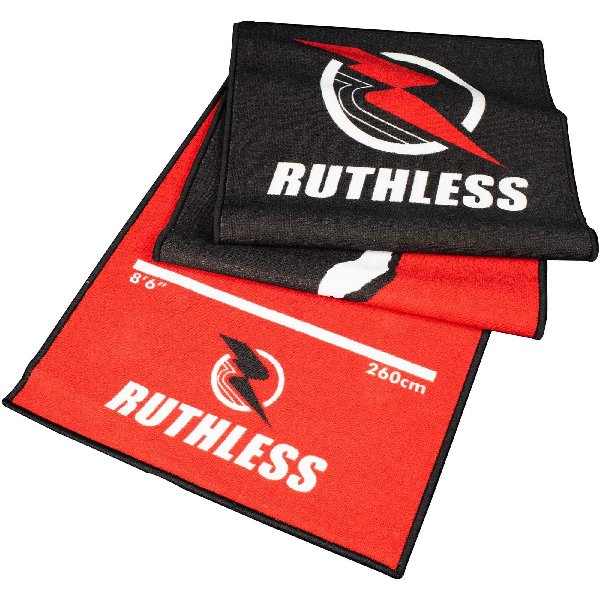 Ruthless RipTorn Dart Mat - Carpet Mat - 290cm x 60cm - Black & Red - Image 3