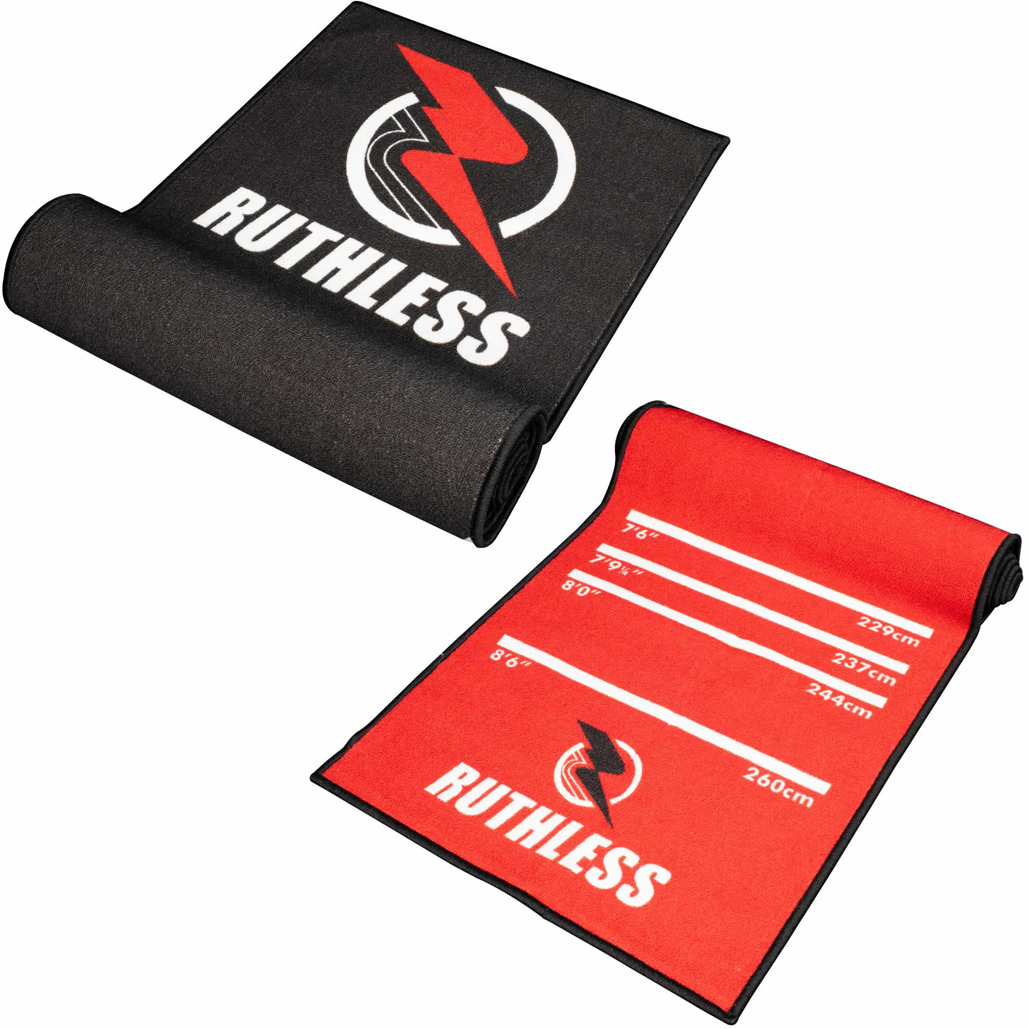 Ruthless RipTorn Dart Mat - Carpet Mat - 290cm x 60cm - Black & Red - Image 4