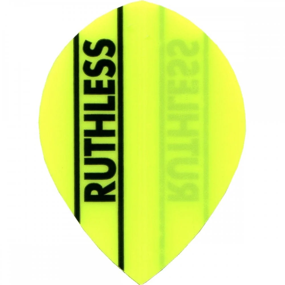 *Ruthless - Solid Panel - Dart Flights - 100 Micron - Pear - Image 4