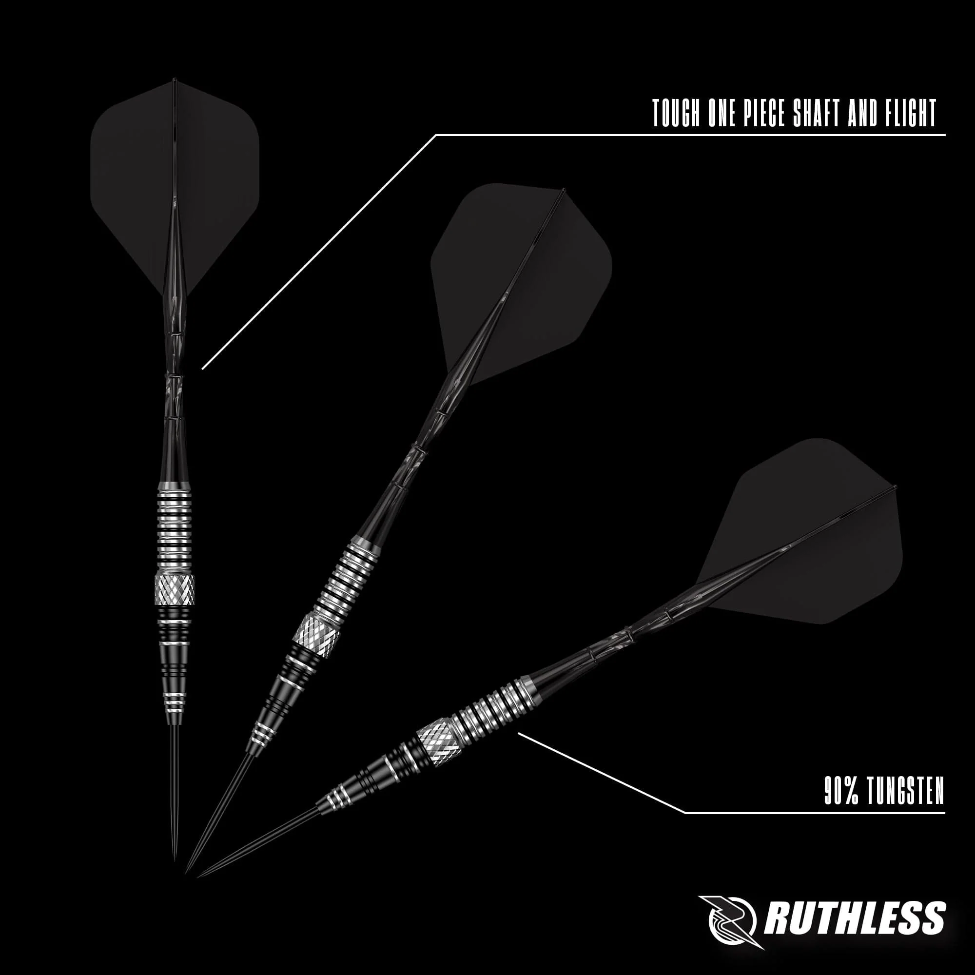 Ruthless Thunderstorm Darts - Steel Tip - 90% Tungsten - Image 5