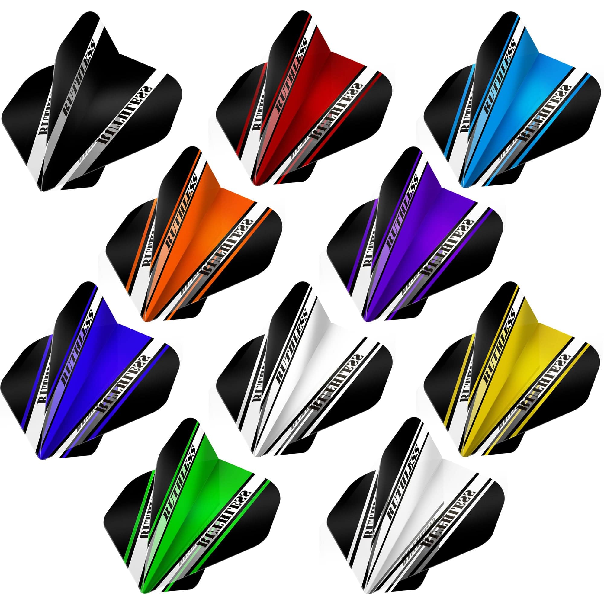 *Ruthless - V100 Pro - Dart Flights - 100 Micron - No2 - Std - Image 2