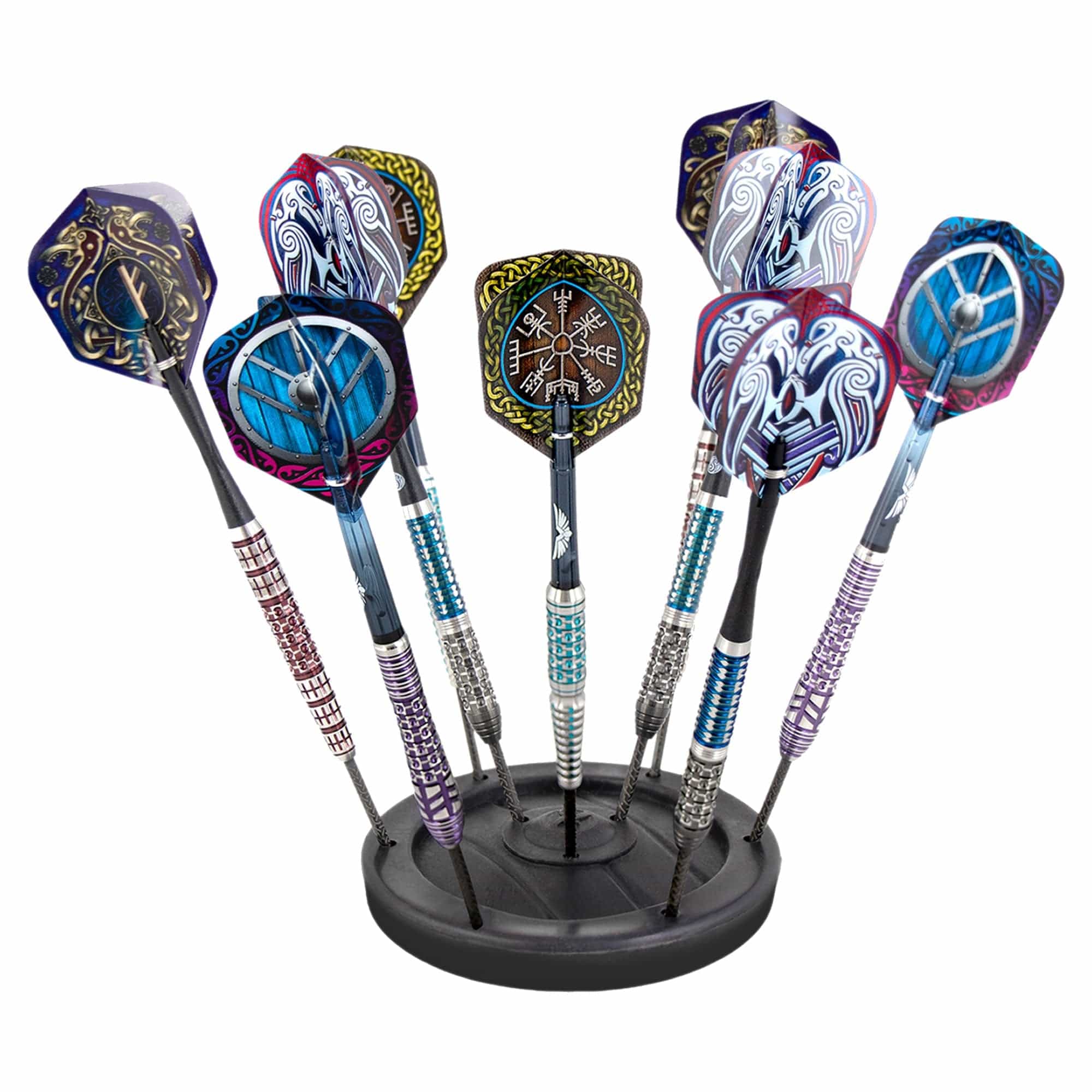 Shot Acrylic Darts Holder - Viking Shield - Image 2