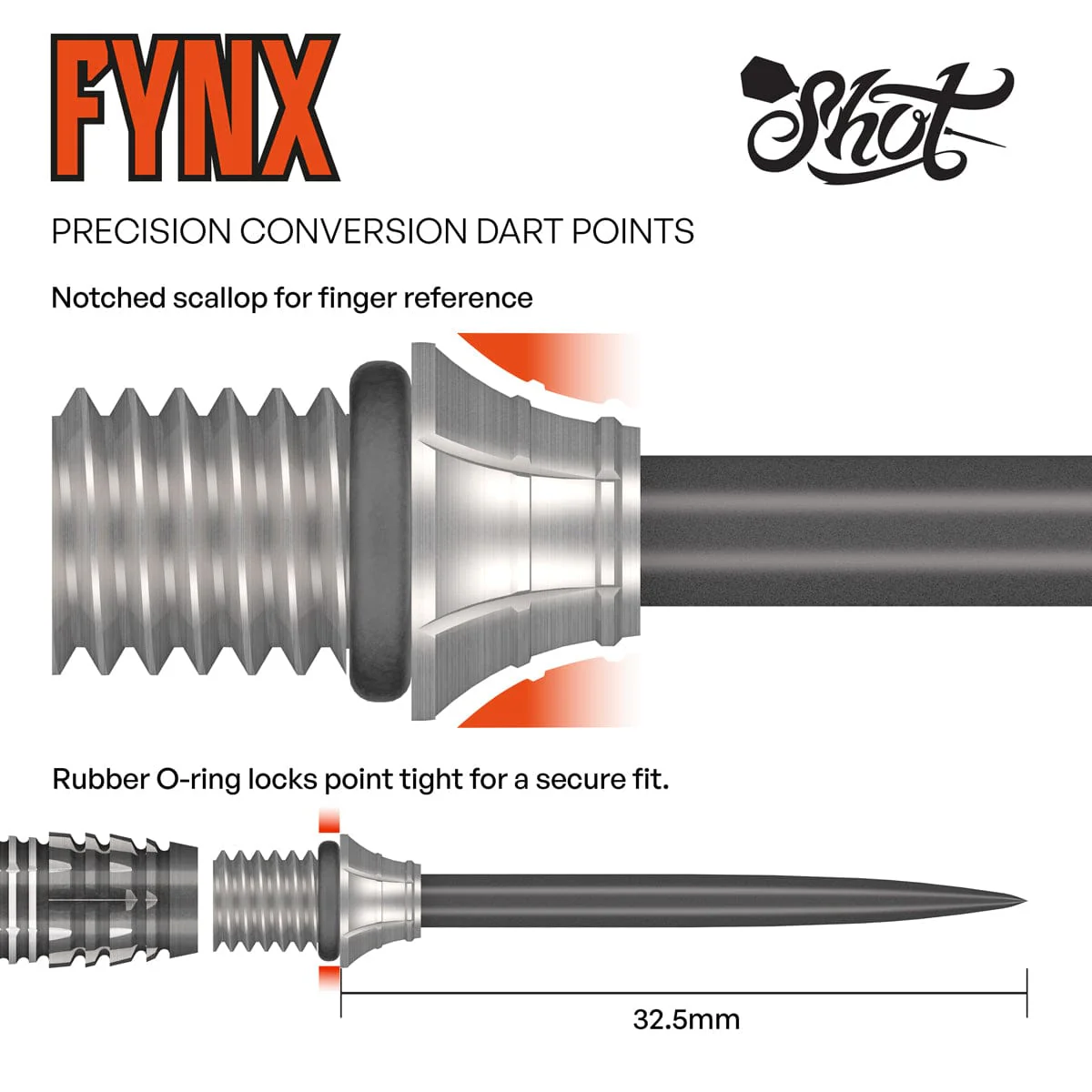 Shot Conversion Dart Points - Fynx - Image 3
