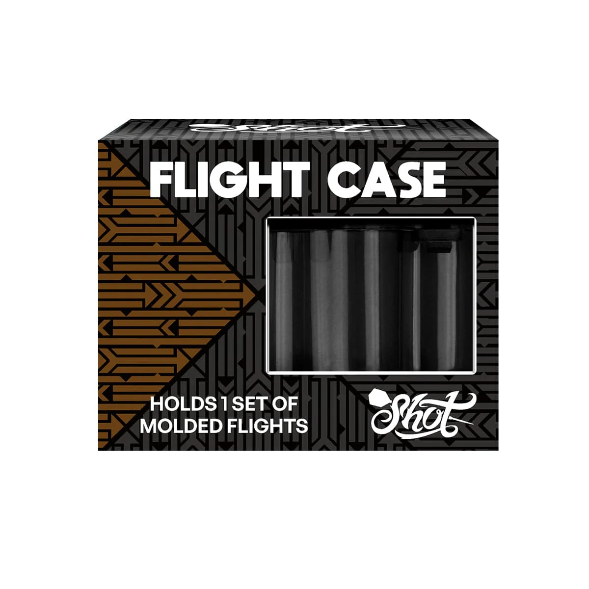 Shot Darts Case - Flight Case - Holds 1 set of moulded flights - Image 4