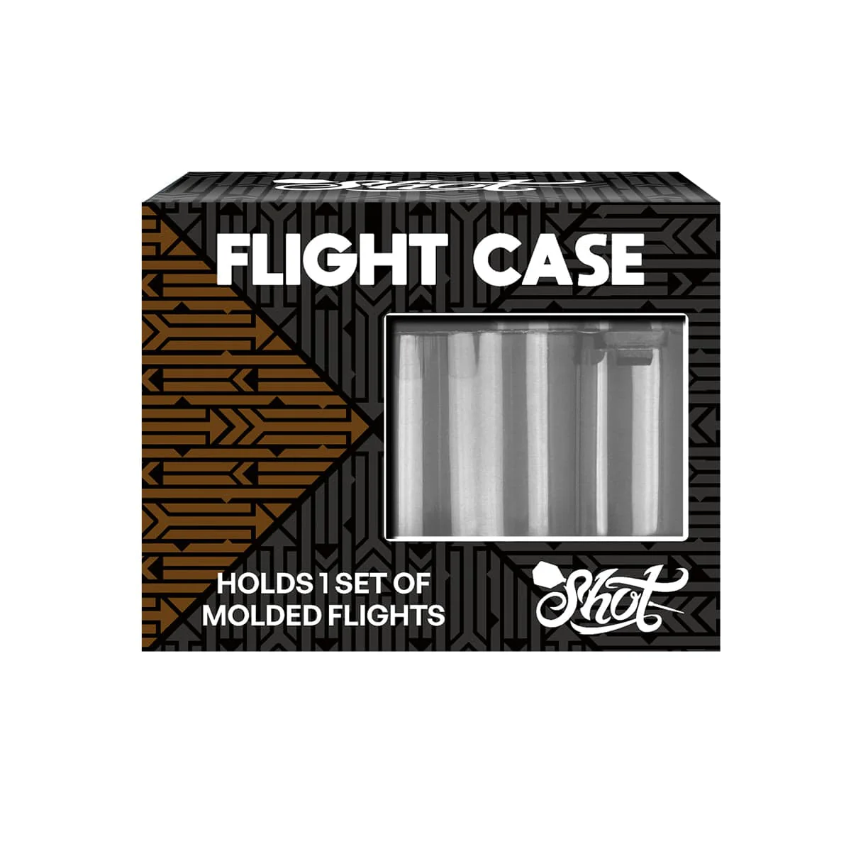 Shot Darts Case - Flight Case - Holds 1 set of moulded flights - Image 7