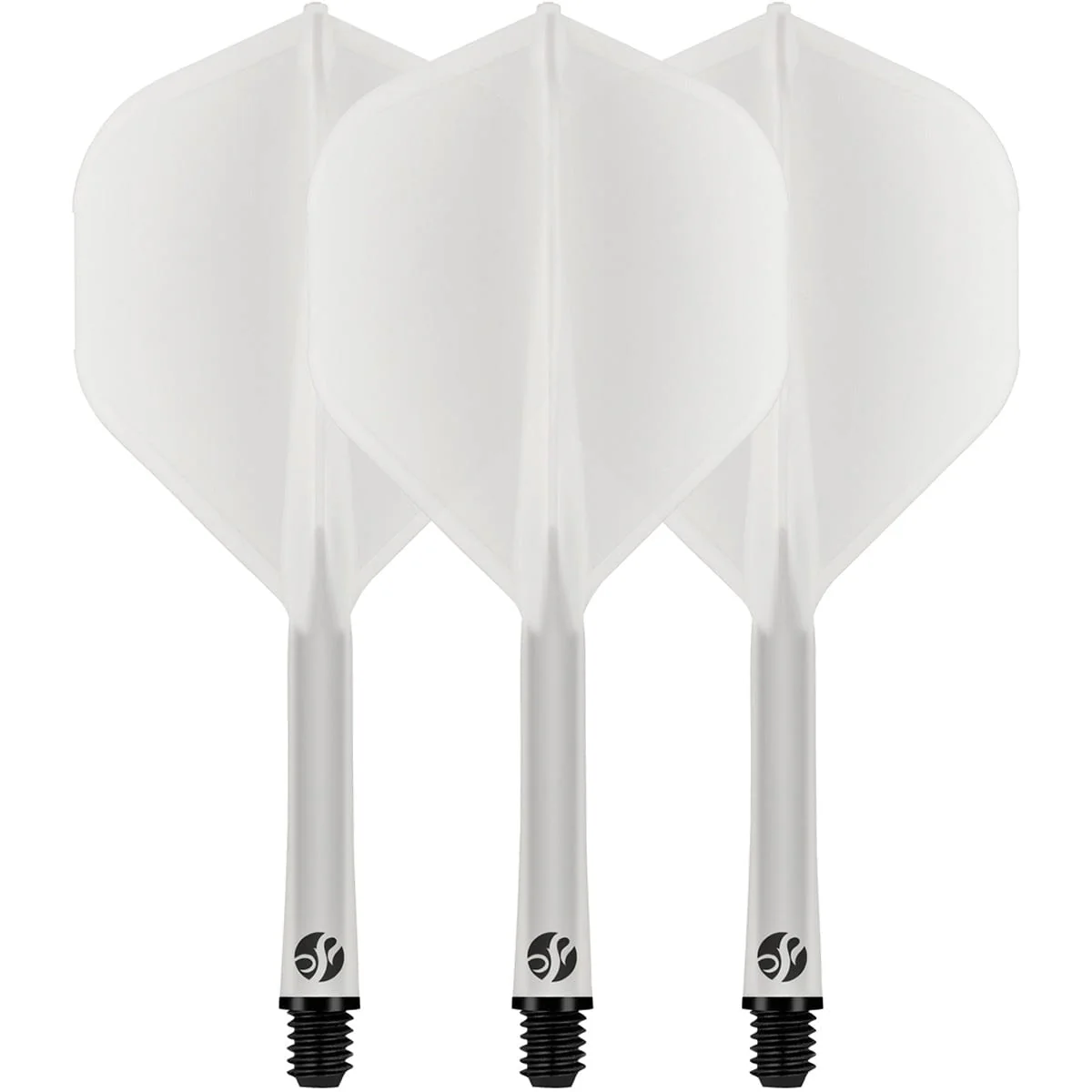 Shot Flight Deck - One Piece Dart Flight and Shaft System - Clear - Image 4