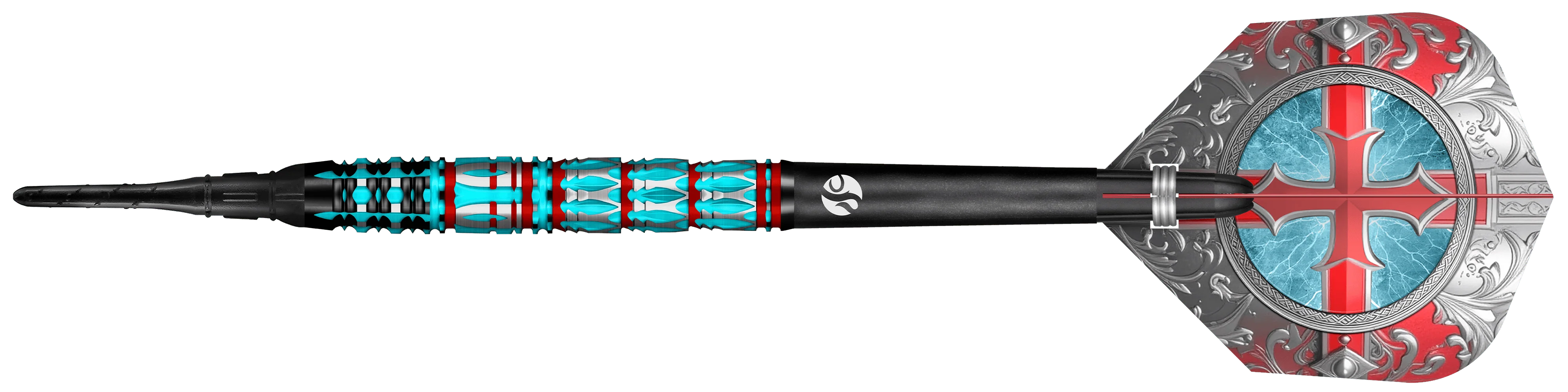 Shot Future Knights Darts - Soft Tip - 95% Tungsten - St George - Image 3