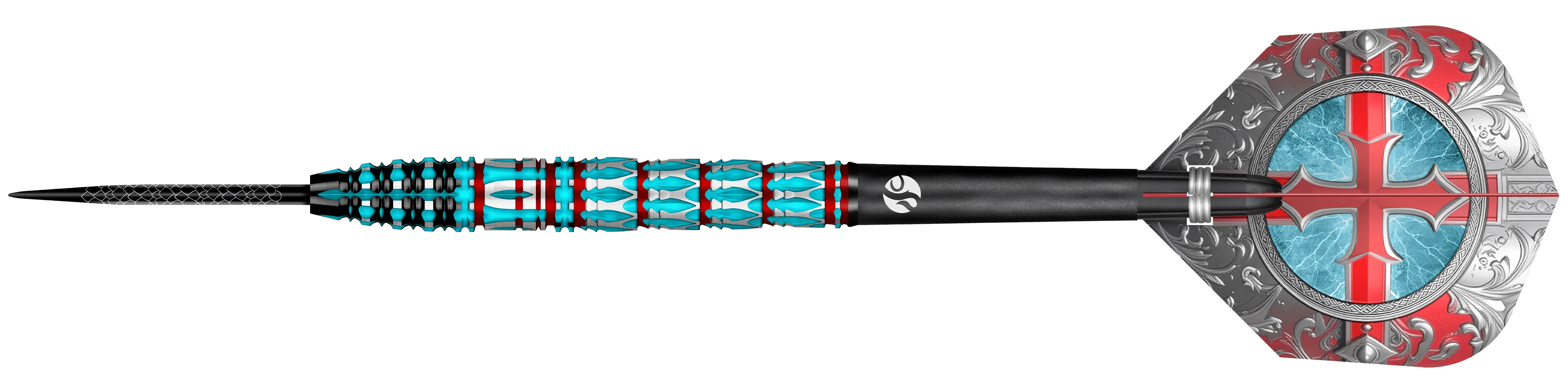 Shot Future Knights Darts - Steel Tip - 95% Tungsten - St George - Image 3