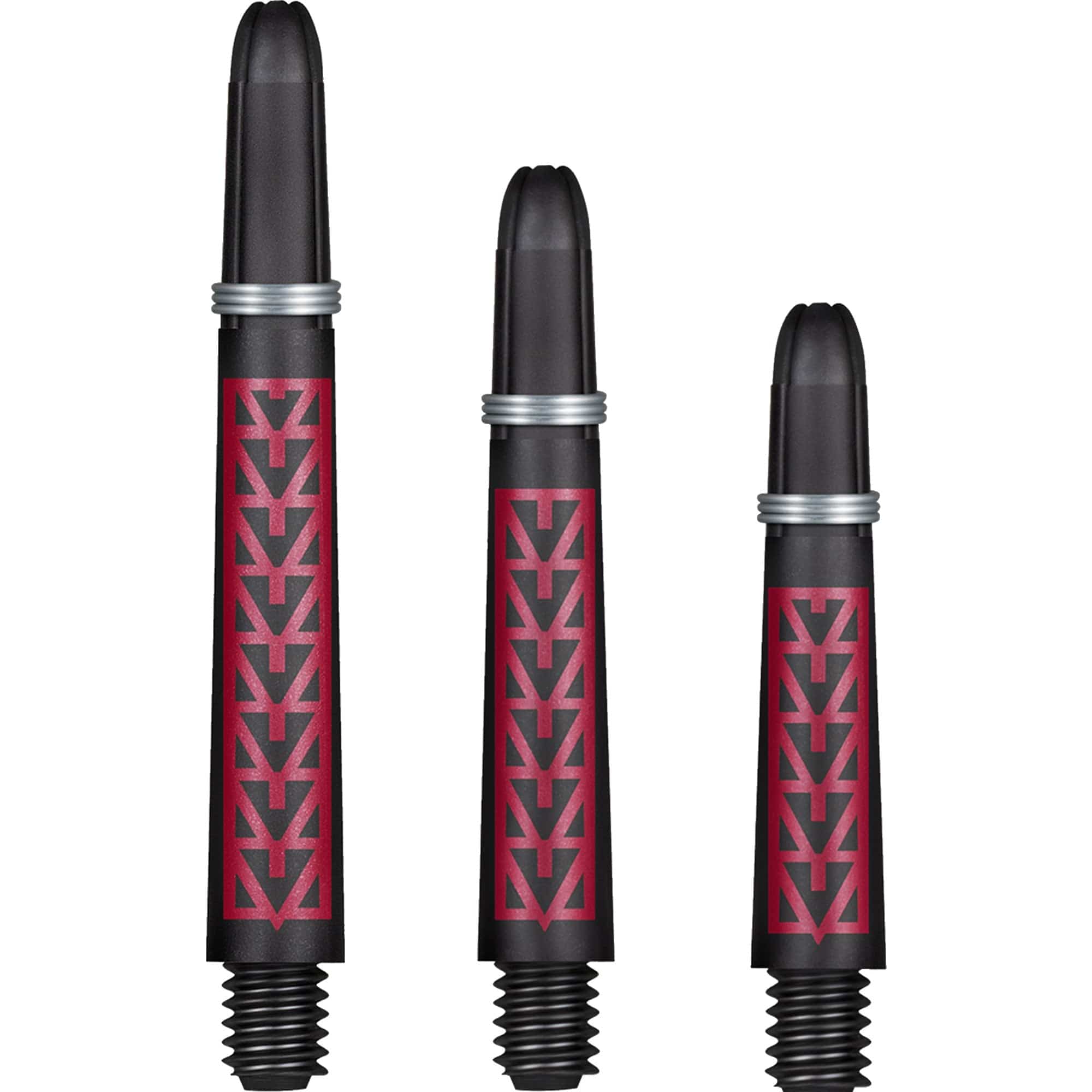 *Shot Koi Carbon Dart Shafts - with Springs - Pakati Red