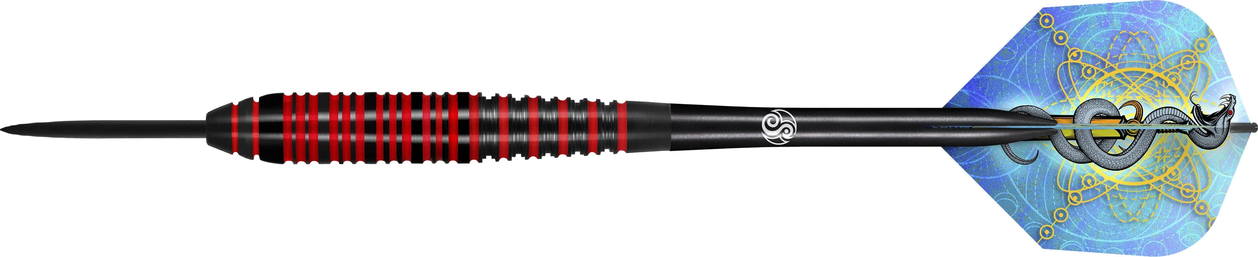 Shot Mystic Darts - Steel Tip - Coated Brass - Red Ring - Image 2