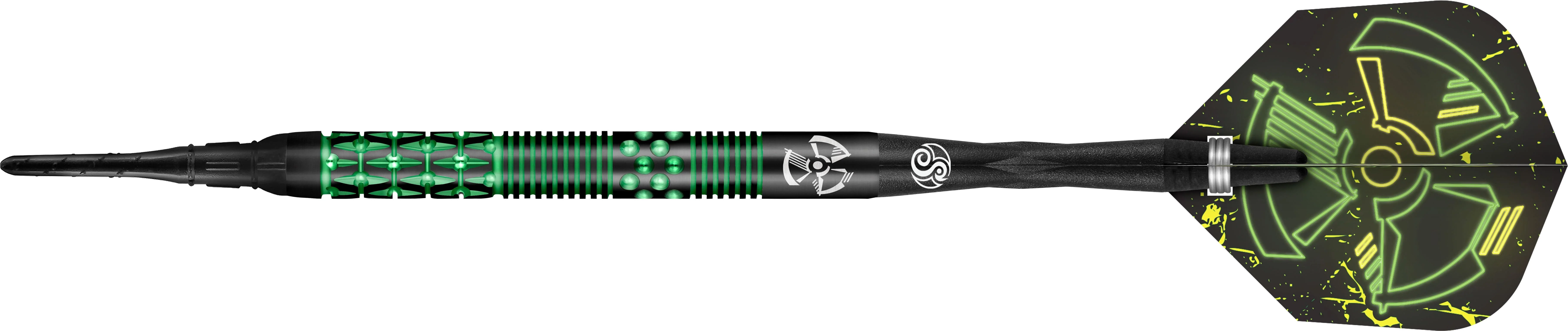 Shot Pro Series Darts - Soft Tip - 90% Tungsten - Stowe Buntz V2 - Black - 21g - Image 4