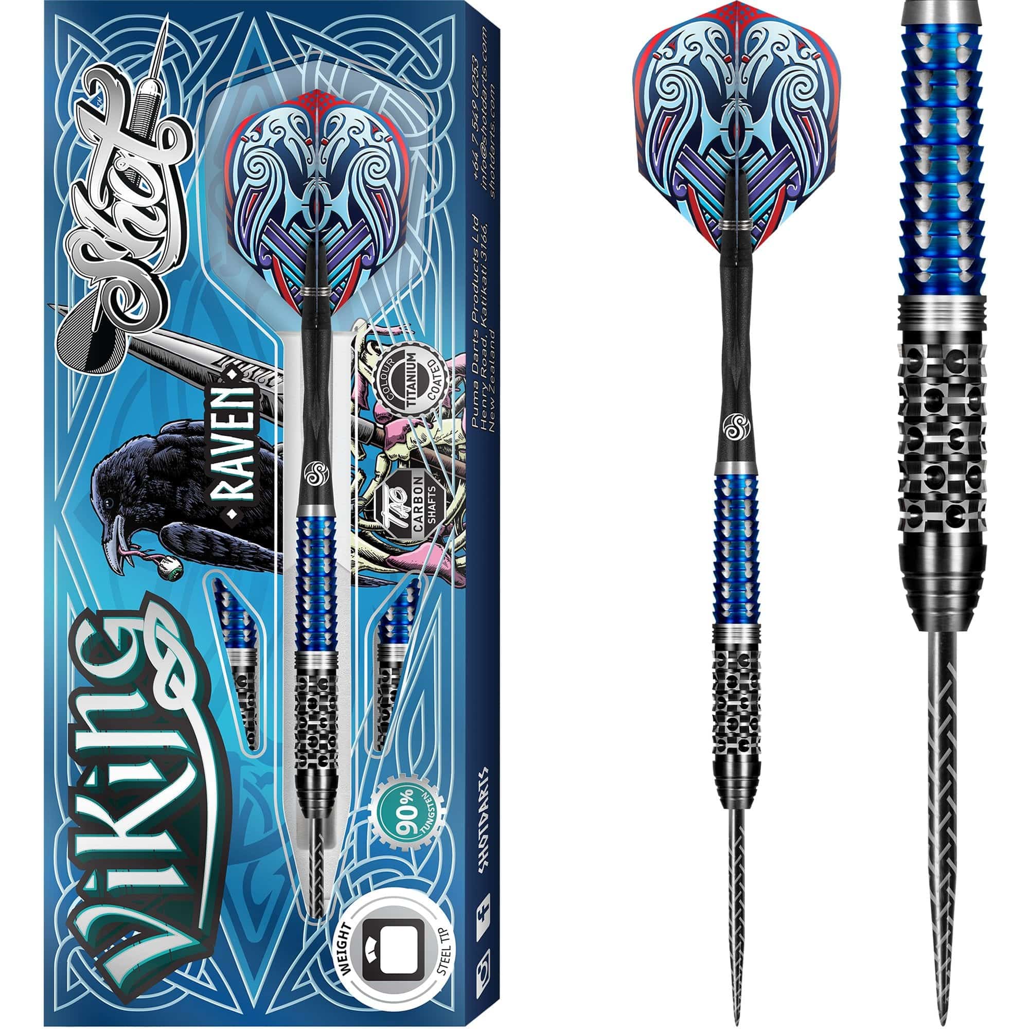 Shot Viking Raven Darts - Steel Tip