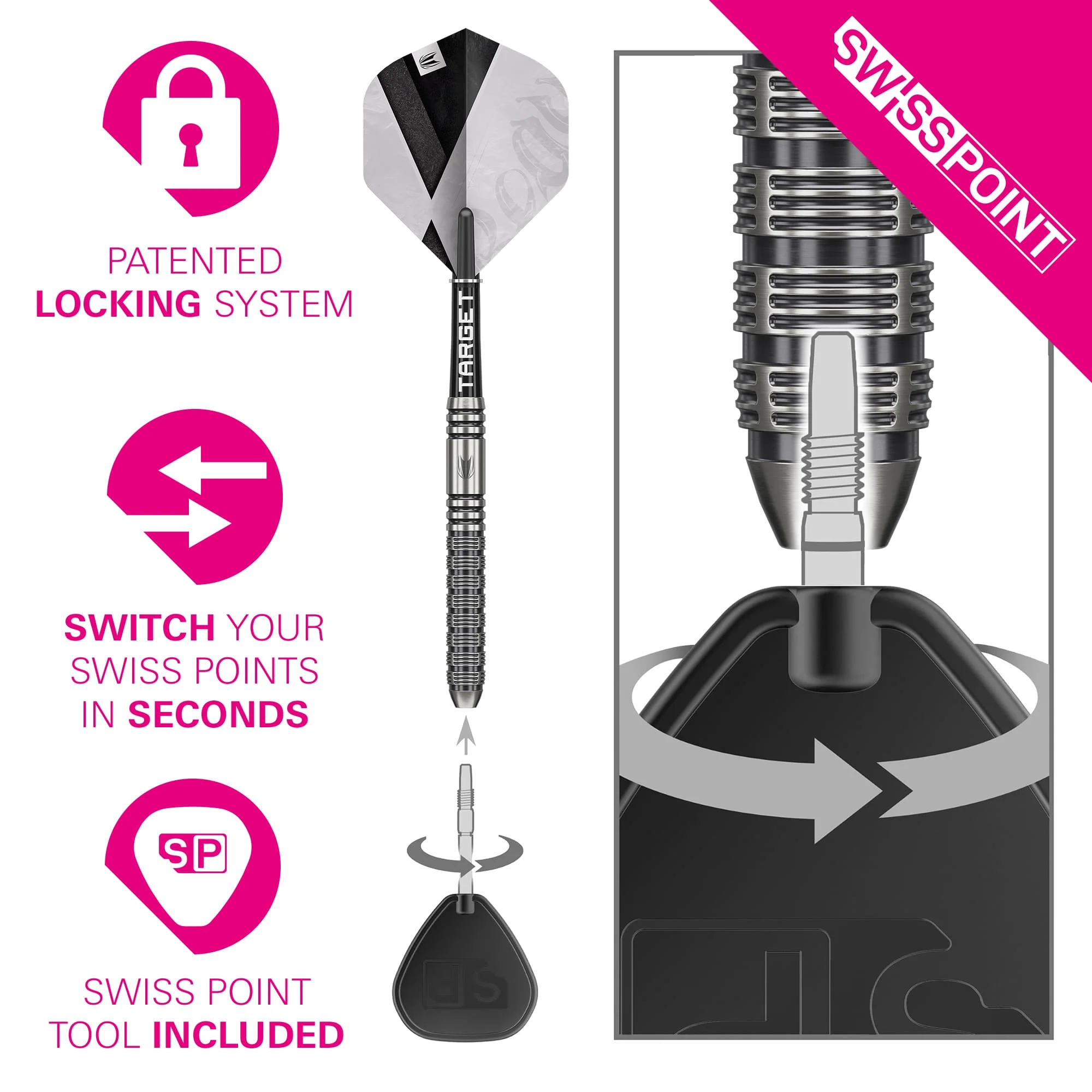Target Beau Greaves Darts - Steel Tip - 90% Tungsten - G1 - Image 4