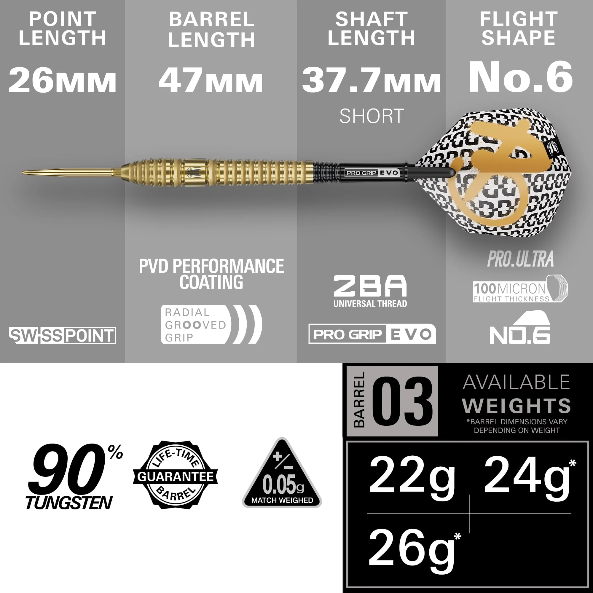 Target Bolide Envy Darts - Steel Tip - 90% Tungsten - 03 - Image 2