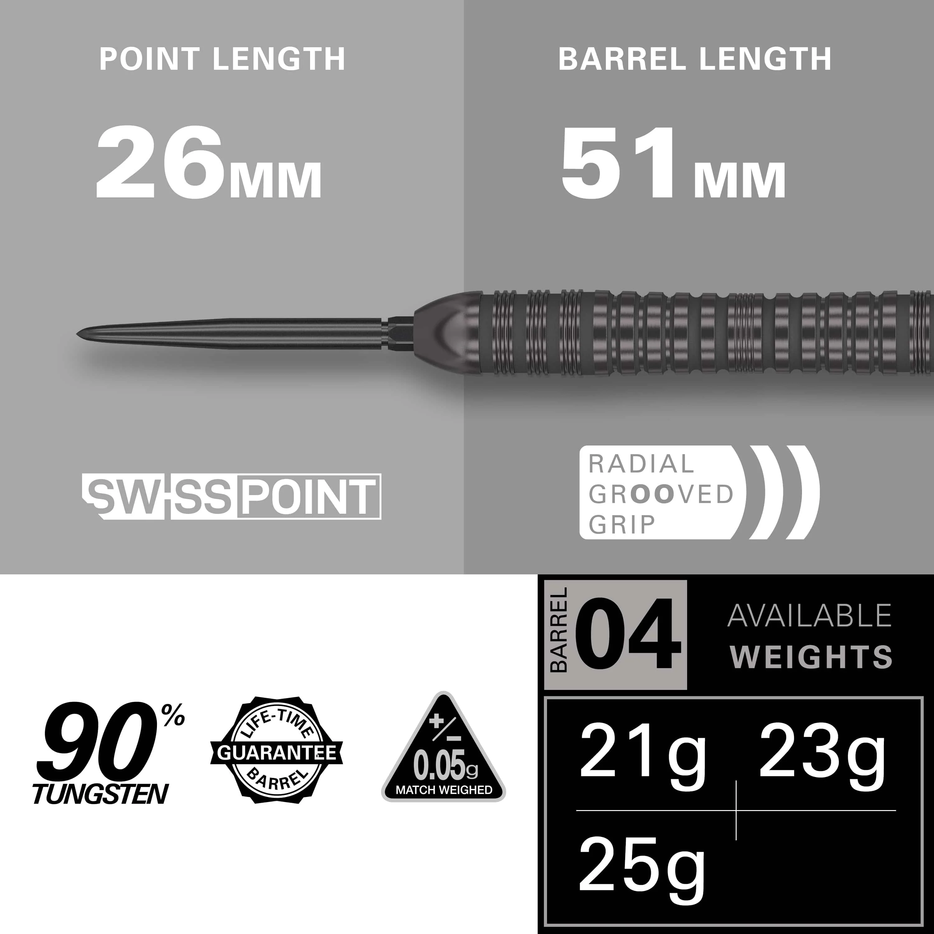 Target Bolide Void Darts - Steel Tip - 90% Tungsten - 04 - Image 2