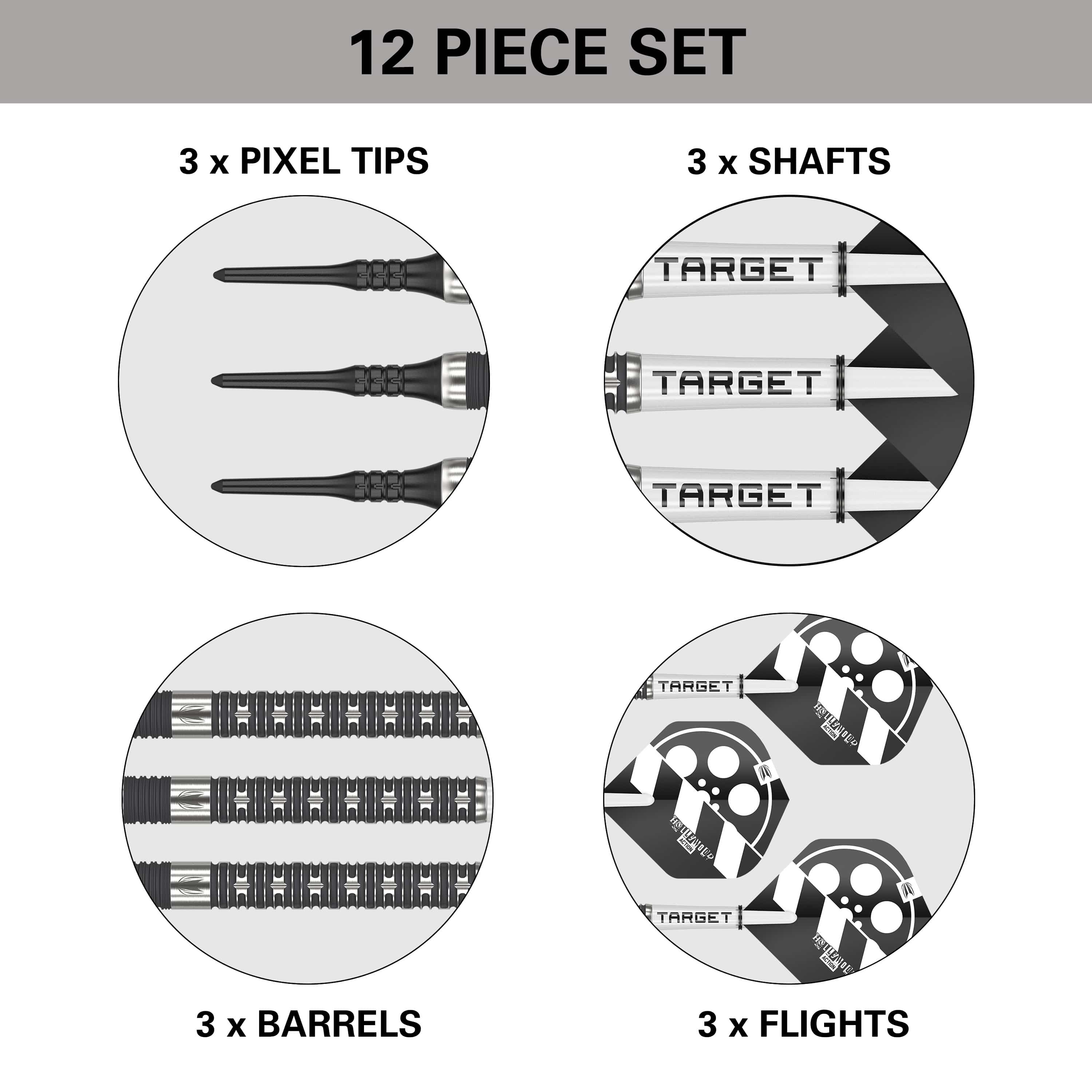 Target Chris Dobey Darts - Soft Tip - 90% Tungsten - Hollywood Action - Image 5