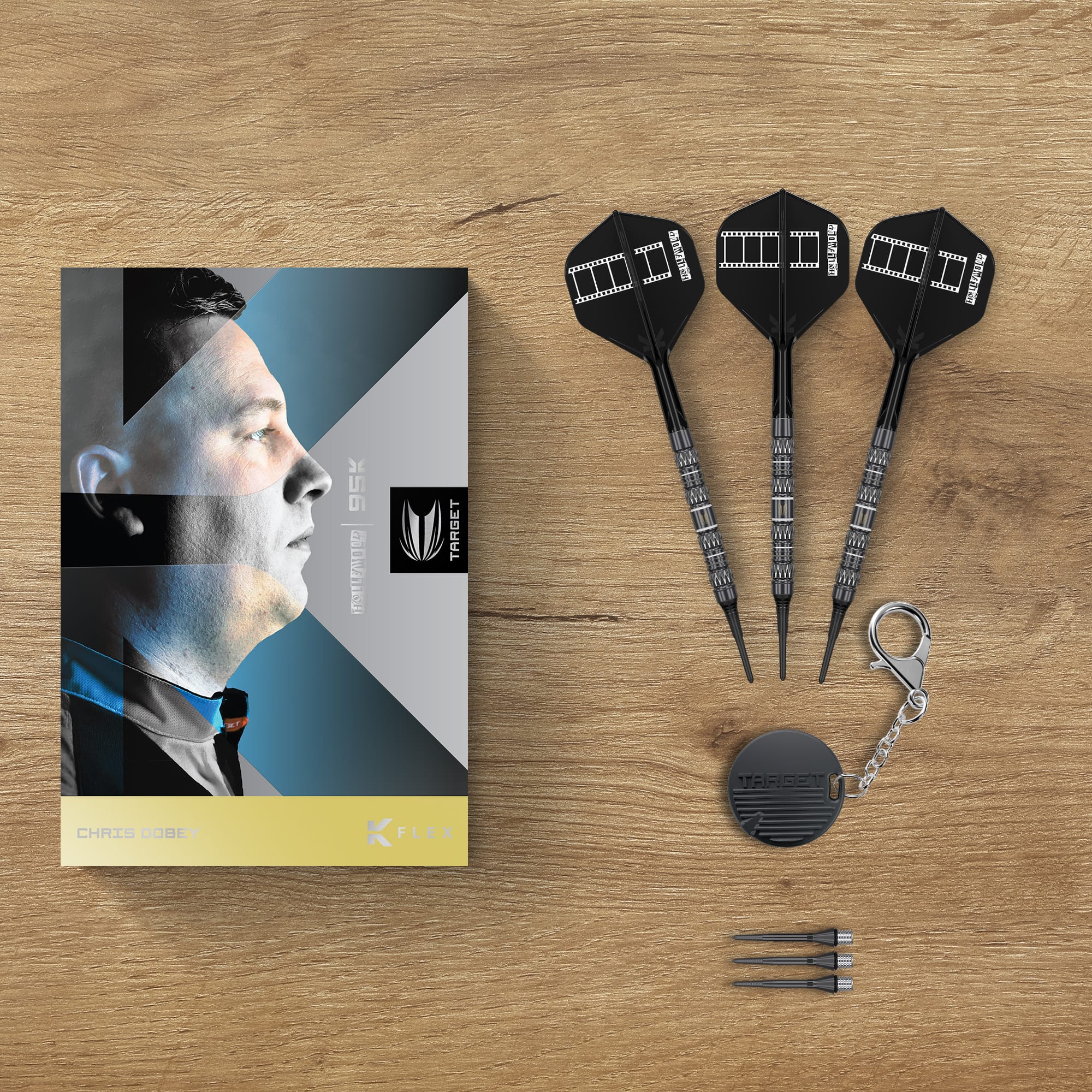 Target Chris Dobey Darts - Soft Tip - 95% Tungsten - 95K - Image 6