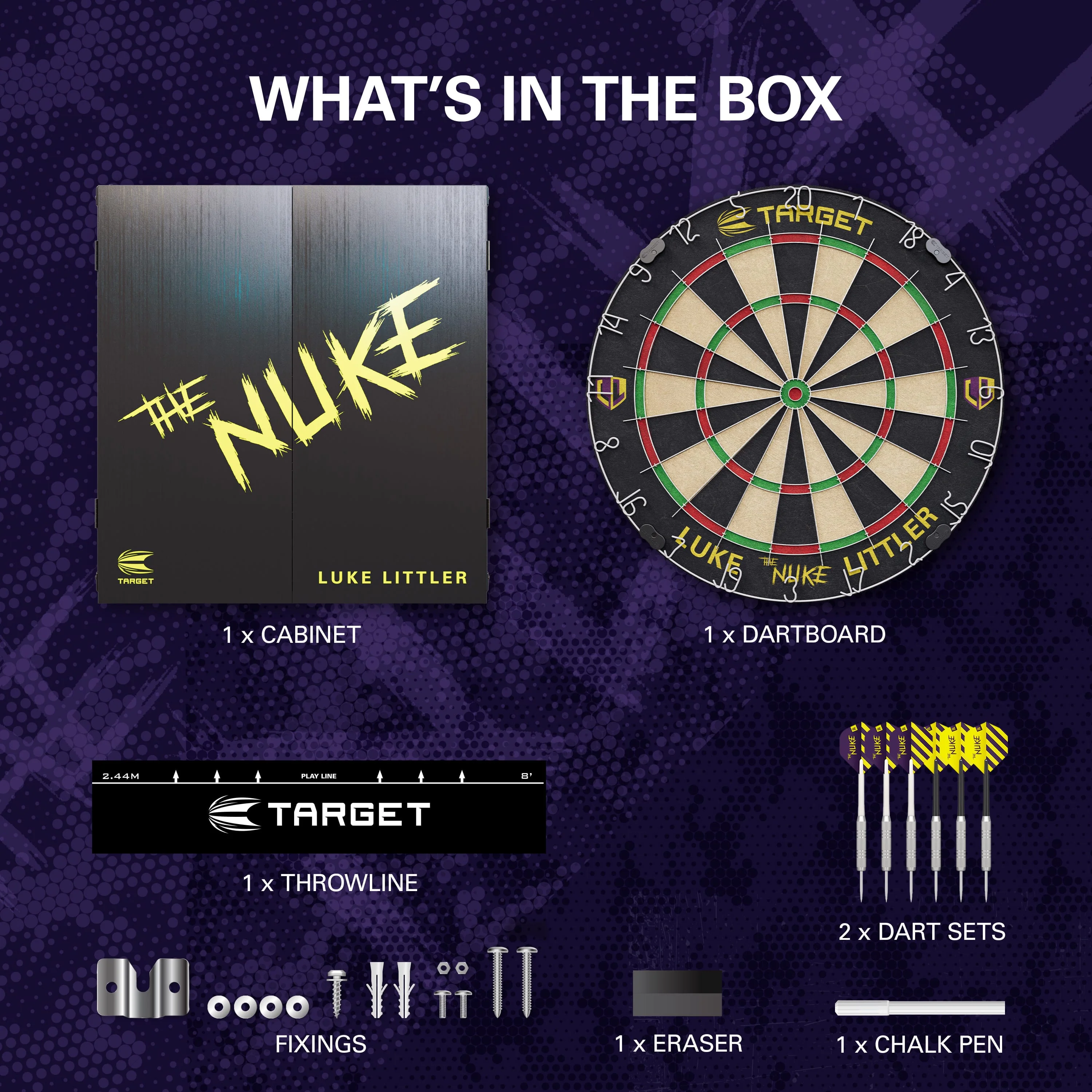 Target Dartboard & Cabinet Set - Luke Littler - Image 6