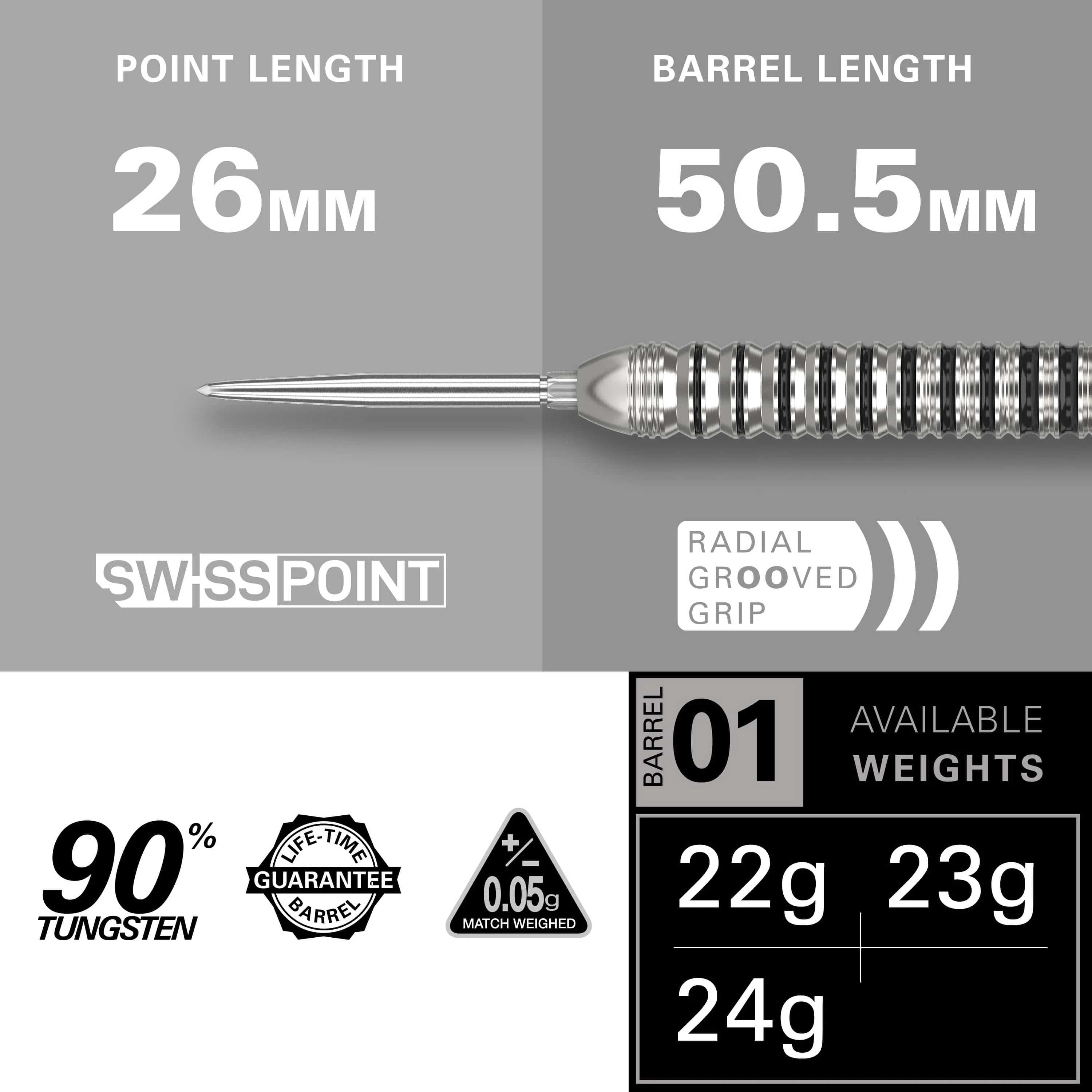Target Exo Darts - Steel Tip - 90% Tungsten - 01 - Image 2