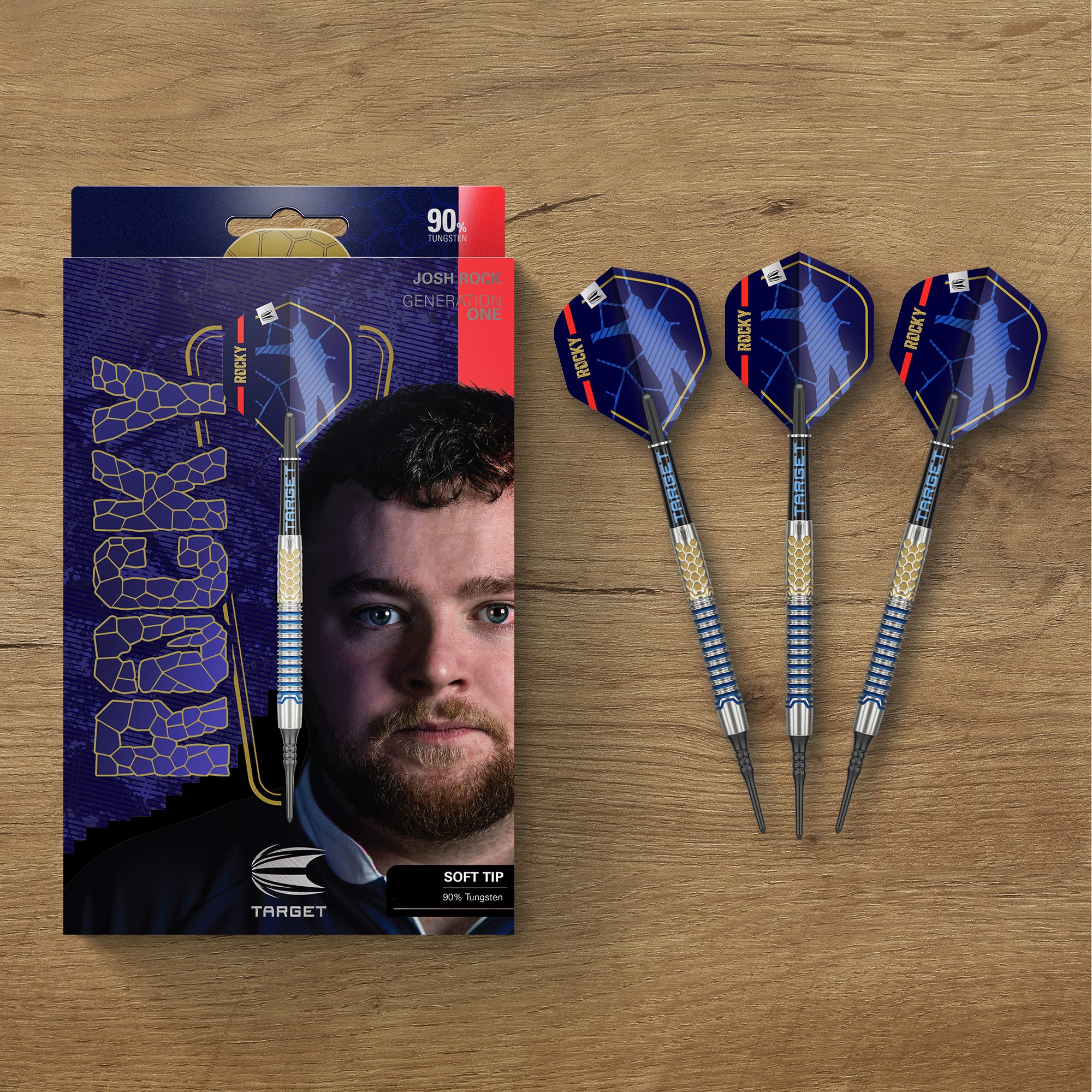 Target Josh Rock Darts - Soft Tip - 90% Tungsten - G1 - Image 6