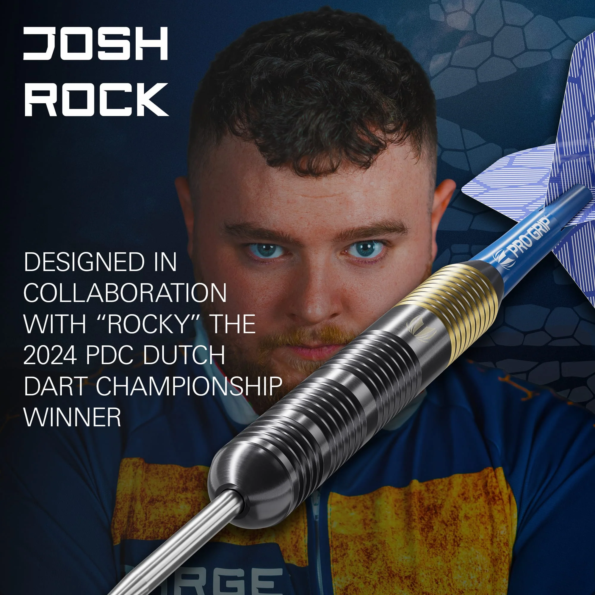 Target Josh Rock Darts - Steel Tip - Brass - Image 3