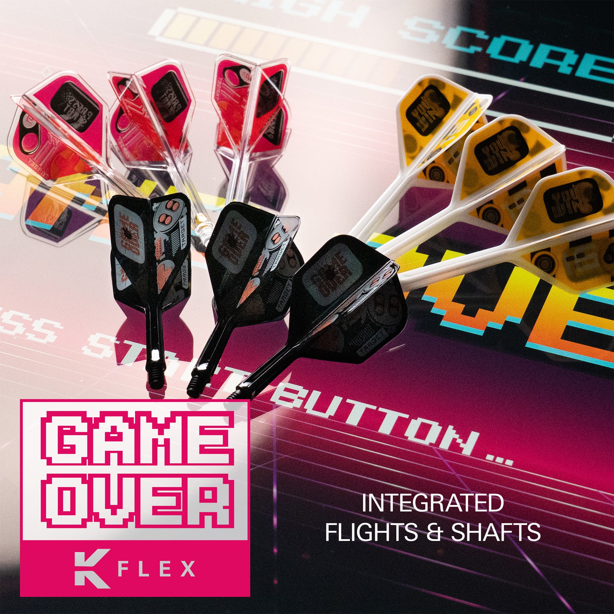 Target K-Flex Dart Flights - Game Over - Image 3