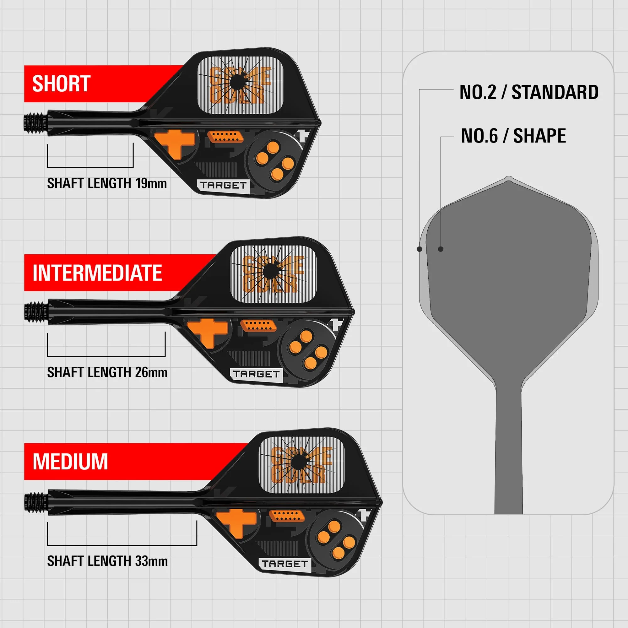 Target K-Flex Dart Flights - Game Over - Image 4