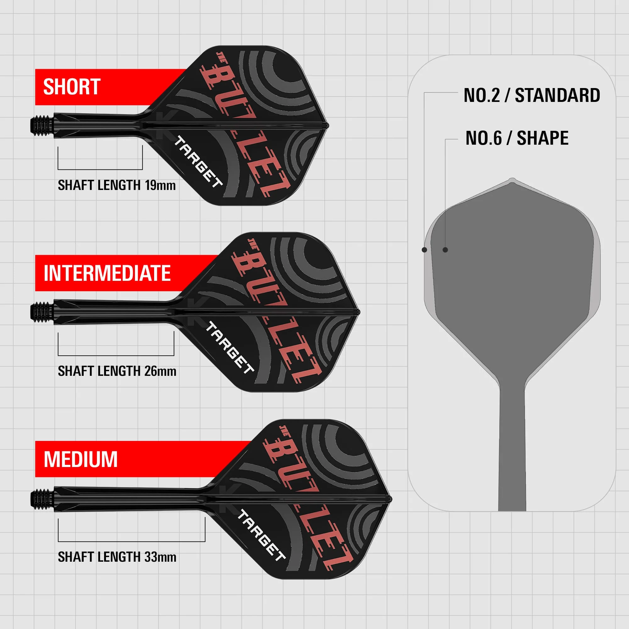 Target K-Flex Dart Flights - Standard No.2 - Stephen Bunting - Image 3