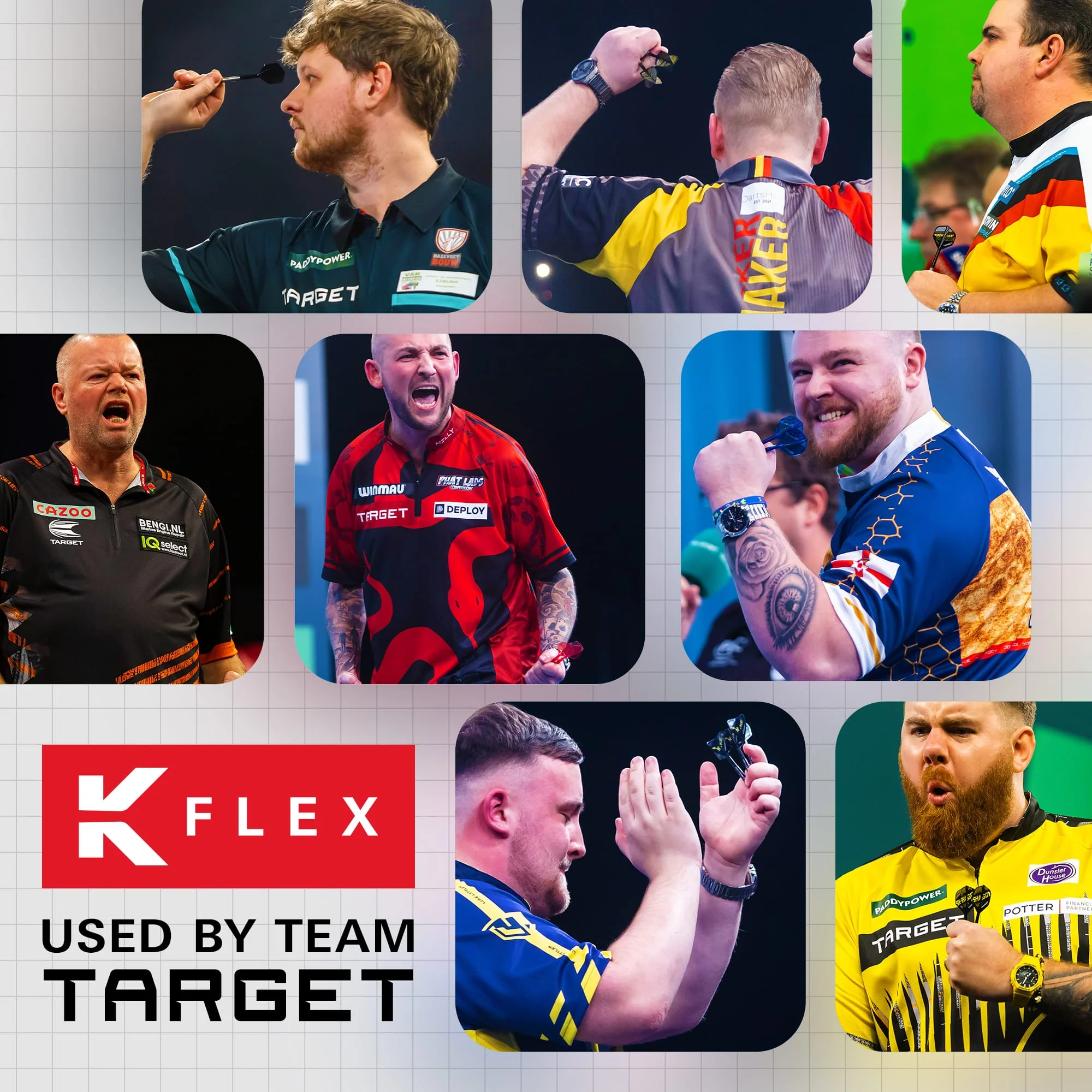 Target K-Flex Dart Flights - Standard No.2 - Stephen Bunting - Image 5