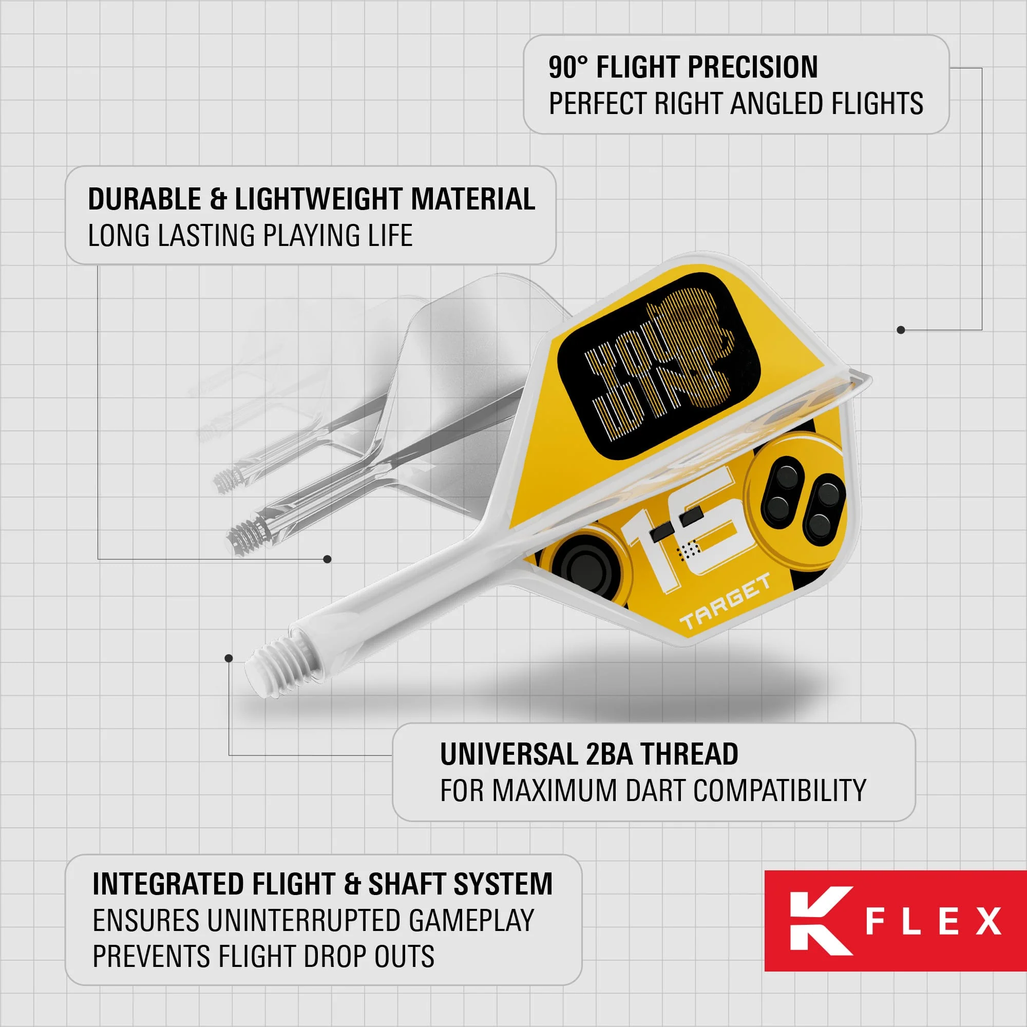 Target K-Flex Dart Flights - You Win - Image 7