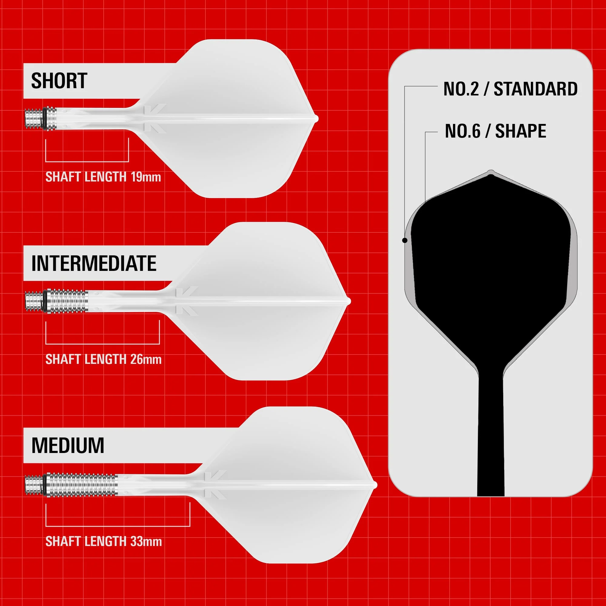 Target K-Shift Dart Flights - Standard No.2 - Image 5