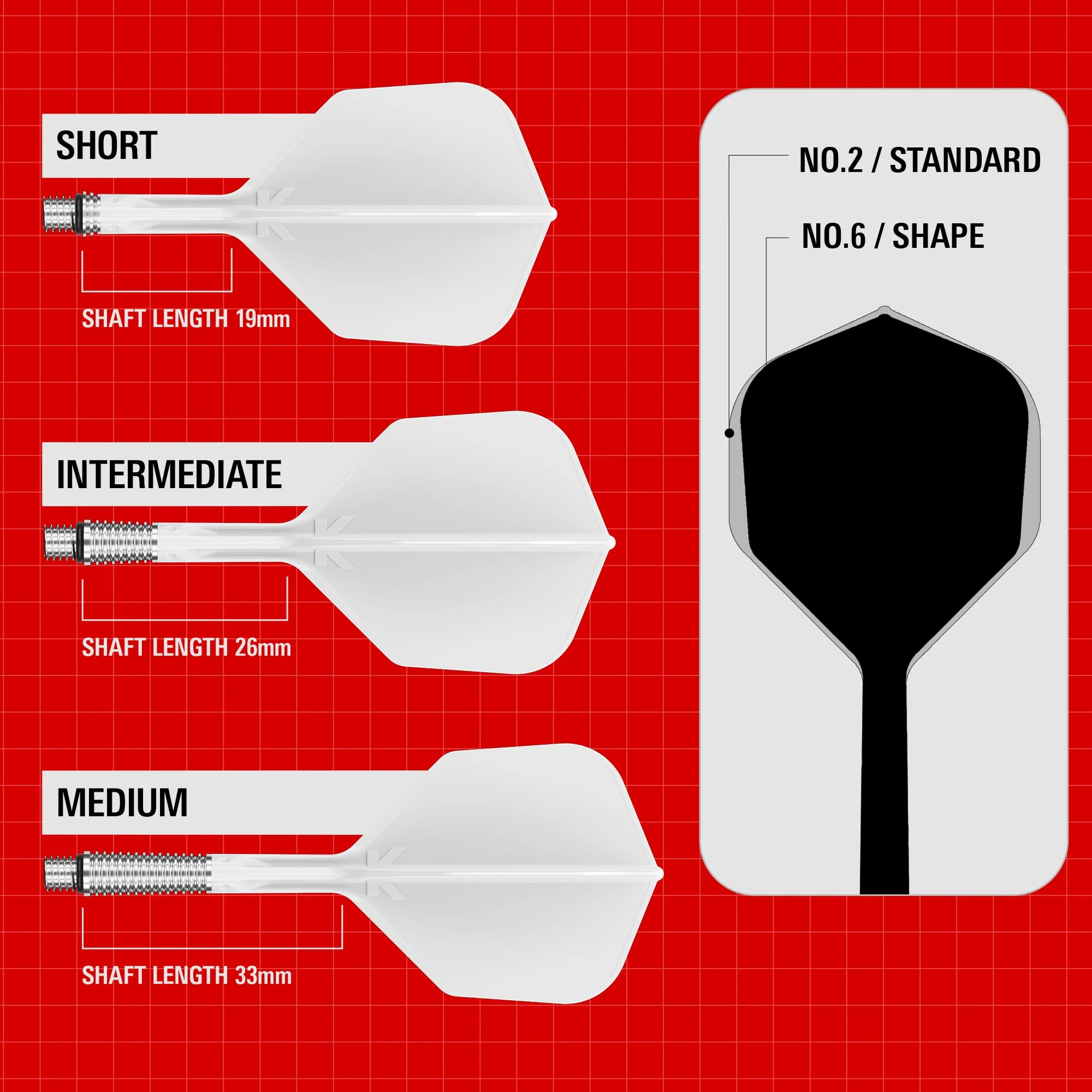 Target K-Shift Dart Flights - Standard No.6 - Image 5