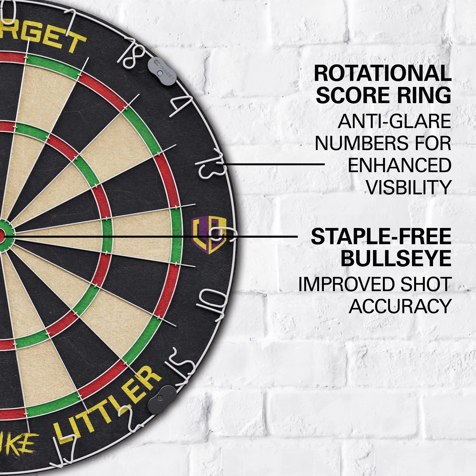 Target Luke Littler Dartboard Set - Dartboard + 6 Darts - Image 4