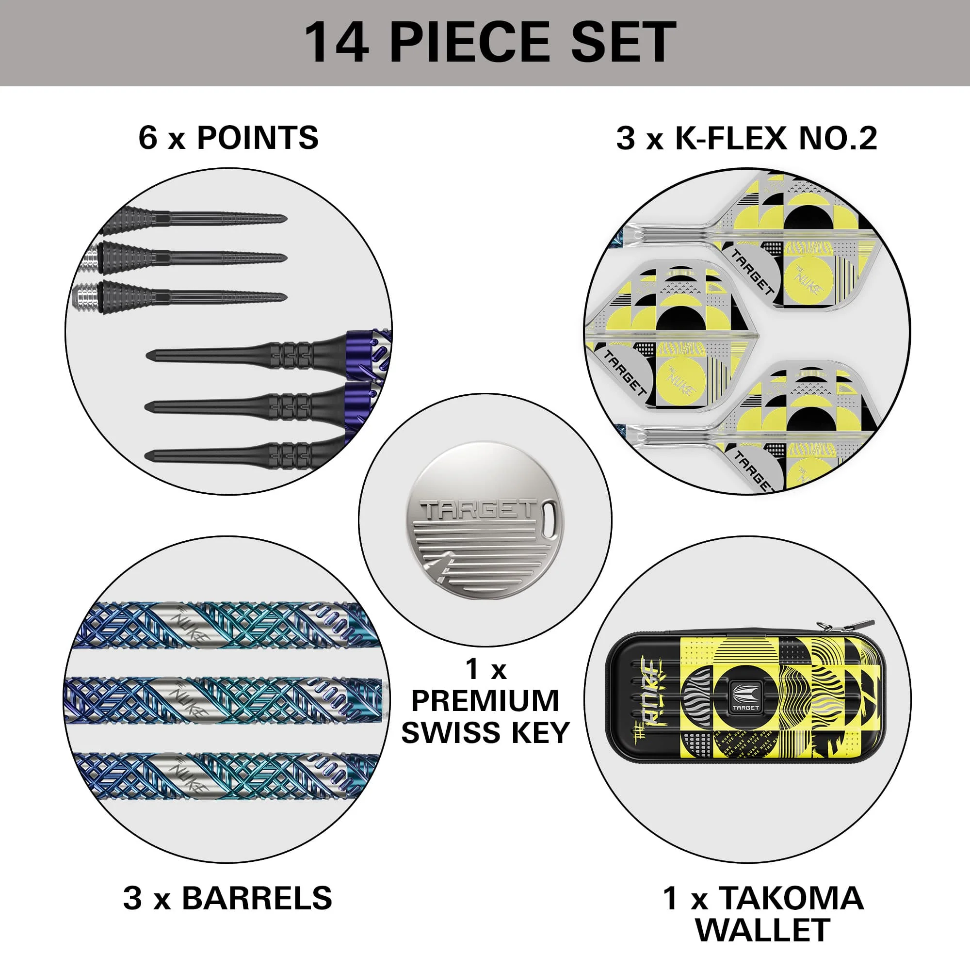 Target Luke Littler Darts - Soft Tip - 95% Tungsten - Edge - Image 5