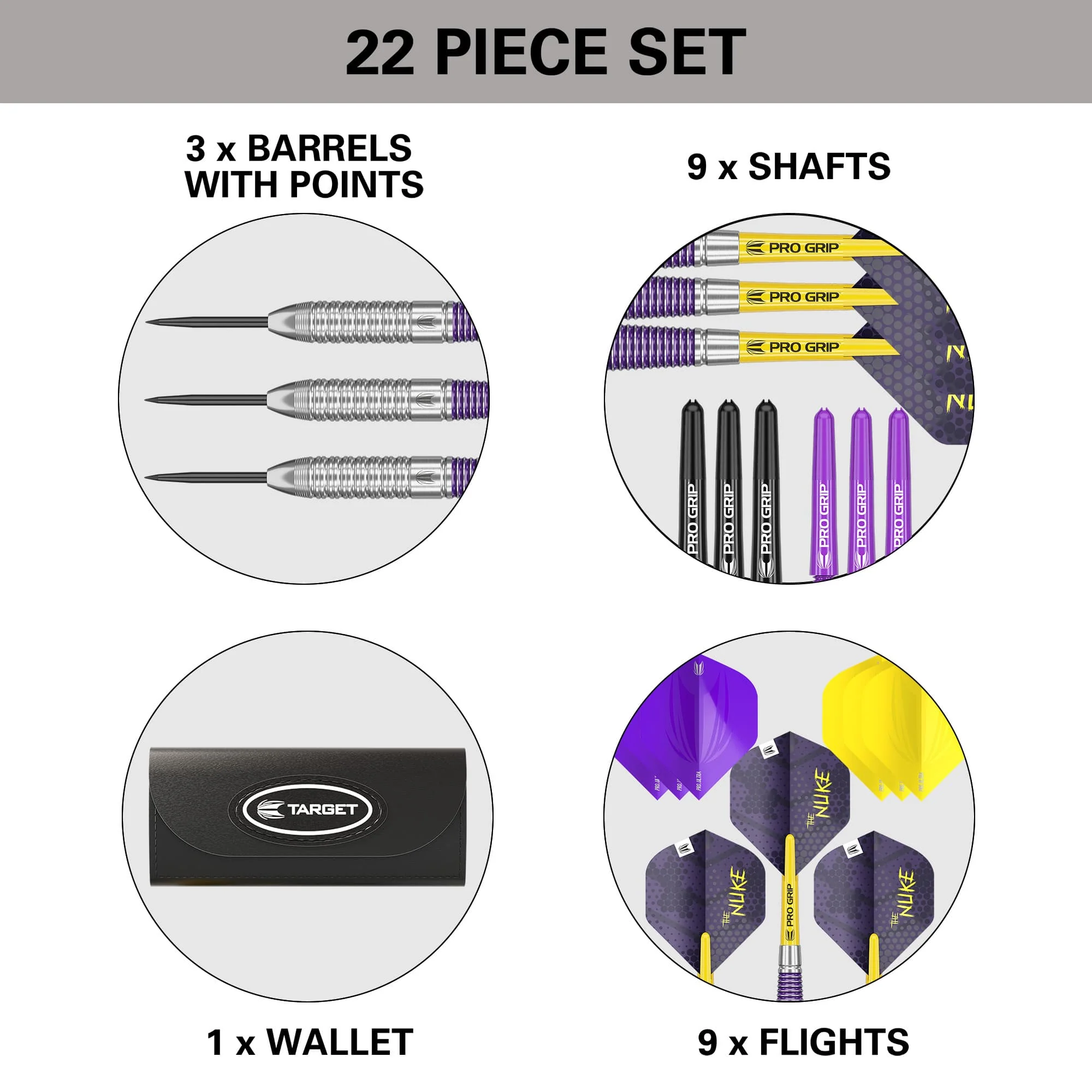 Target Luke Littler Darts - Steel Tip - Brass - Image 4