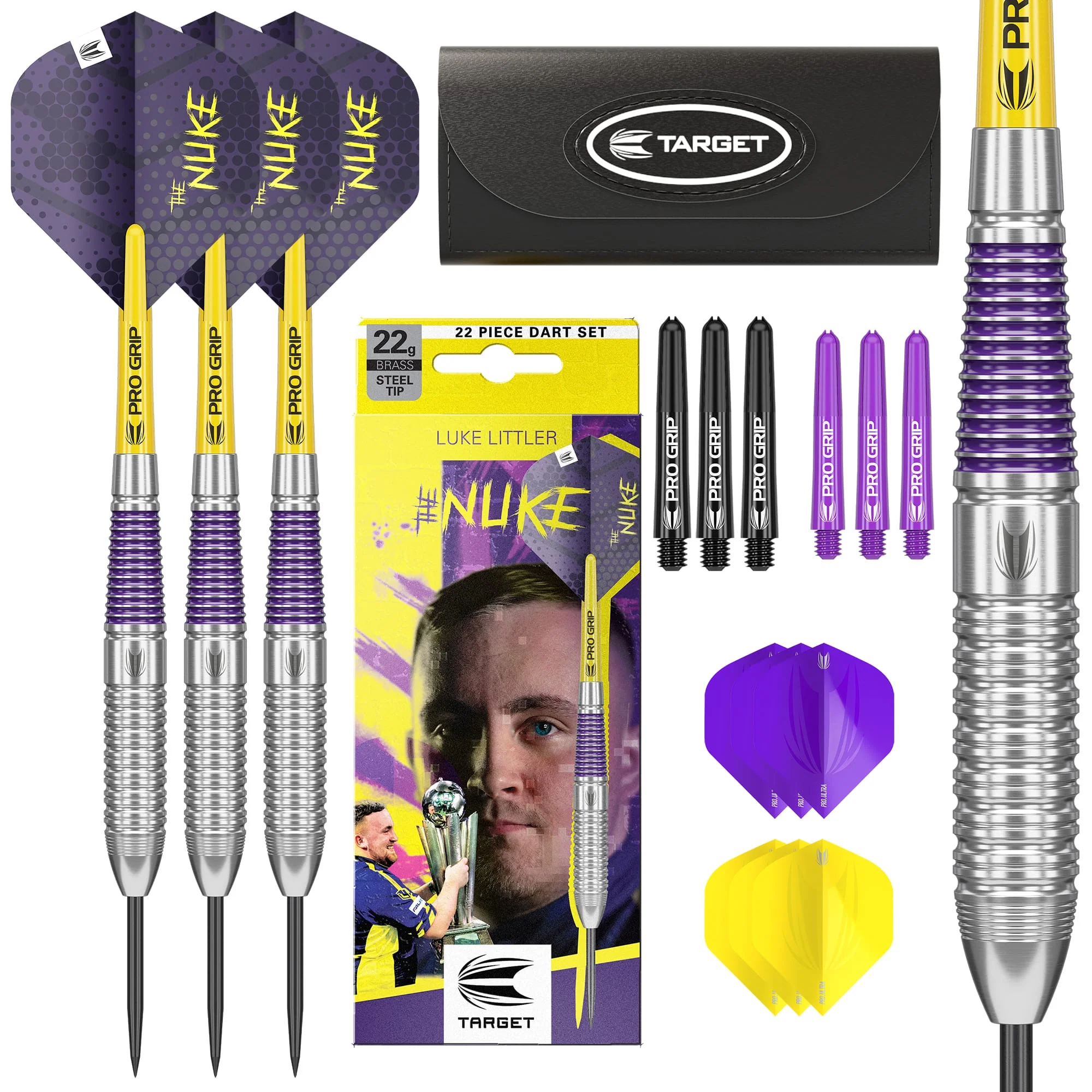 Target Luke Littler Darts - Steel Tip - Brass - Image 6